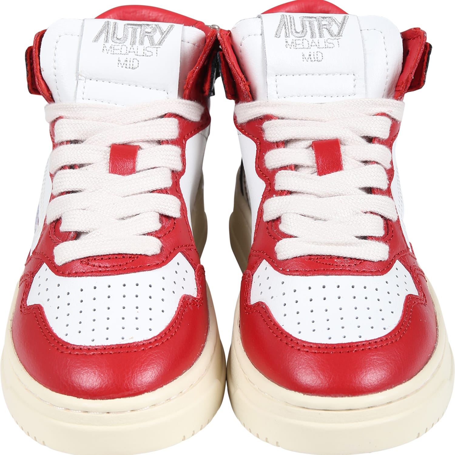 Autry Red Sneakers For Kids With Logo | italist