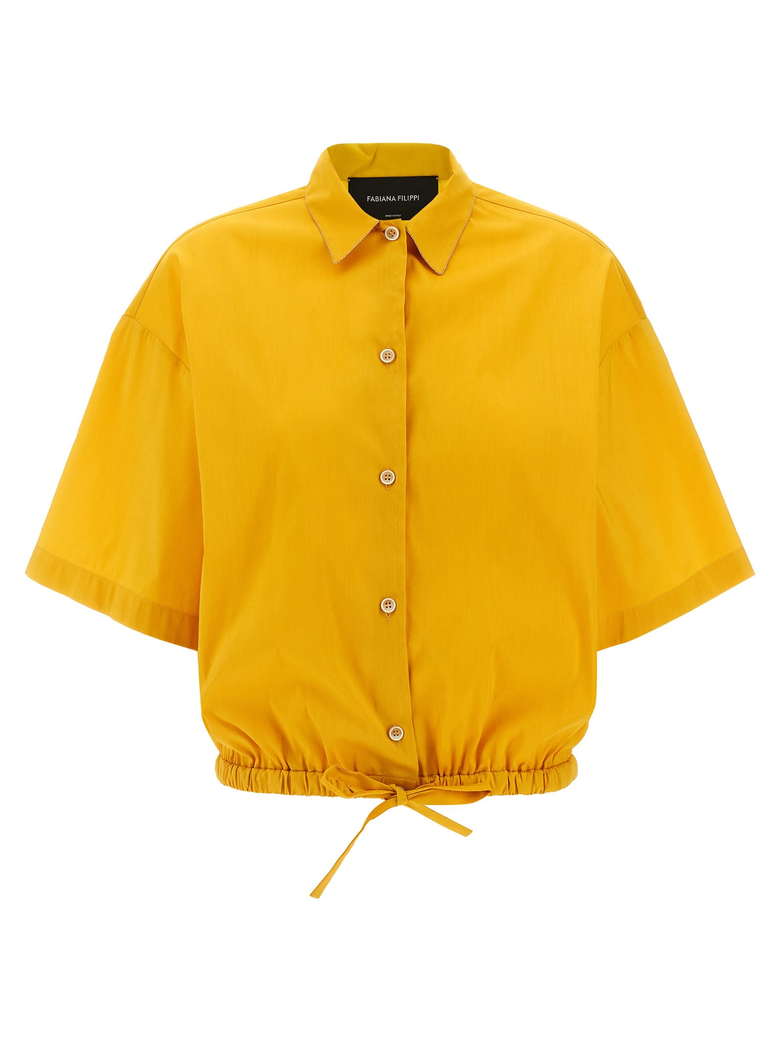 Tシャツ・カットソー FABIANA FILIPPI SS25 Rhinestone shirt (GCD275F592L362 4031) Tシャツ・カットソー FABIANA FILIPPI SS25 Rhinestone shirt