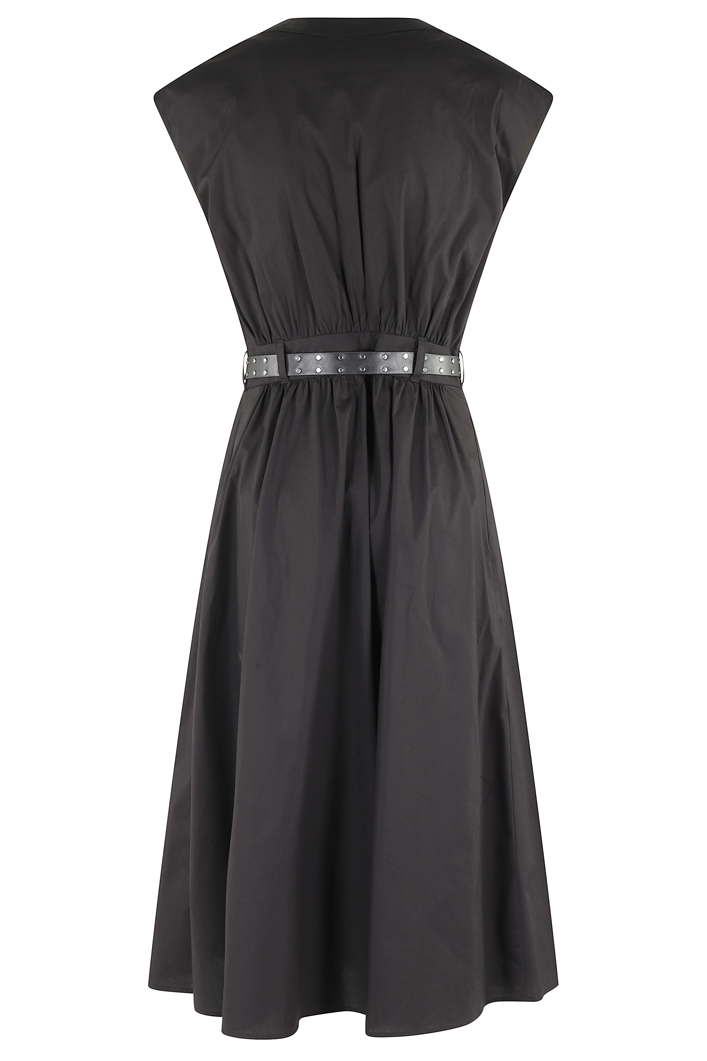 MICHAEL Michael Kors Cotton Popeline Midi Dress Dress