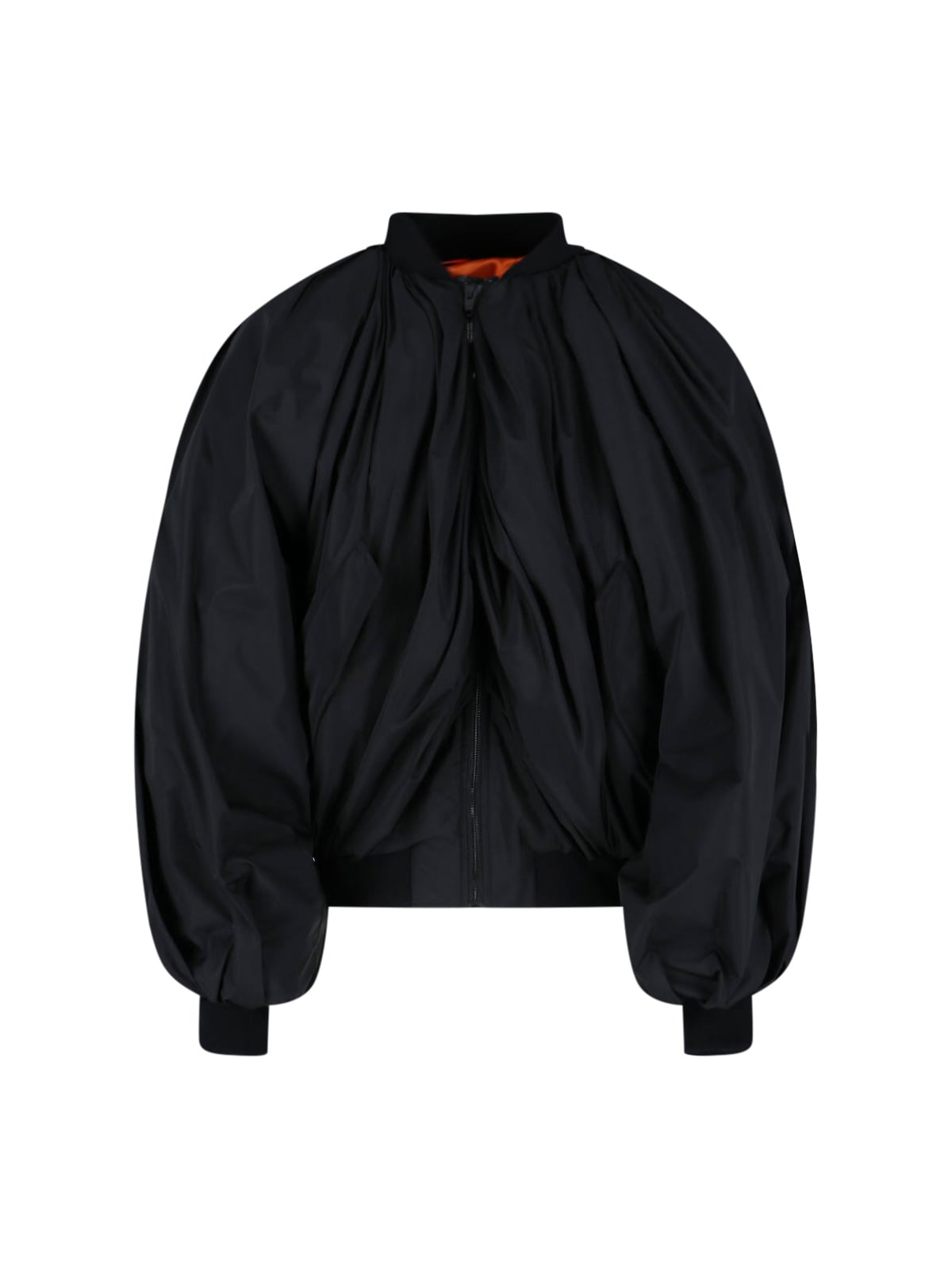 【関税＆送料込み】Balenciaga Draped Bomber Jacket In Techn Balenciaga Bomber Leather Jacket | Saks Fifth Avenue