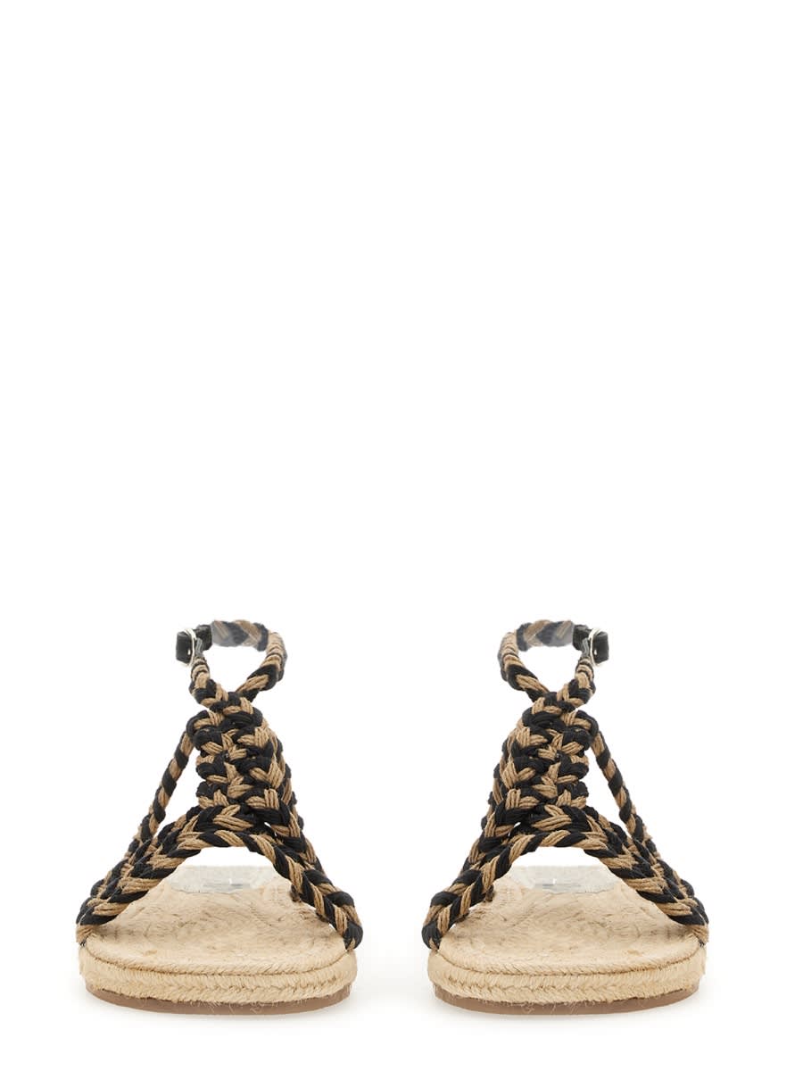 サンダル・ミュール MANEBI SS23 SANDAL ROPE (T8.5Y0_JUTEROPEPEONYAPRICOT) Manebi Sandal Rope | italist