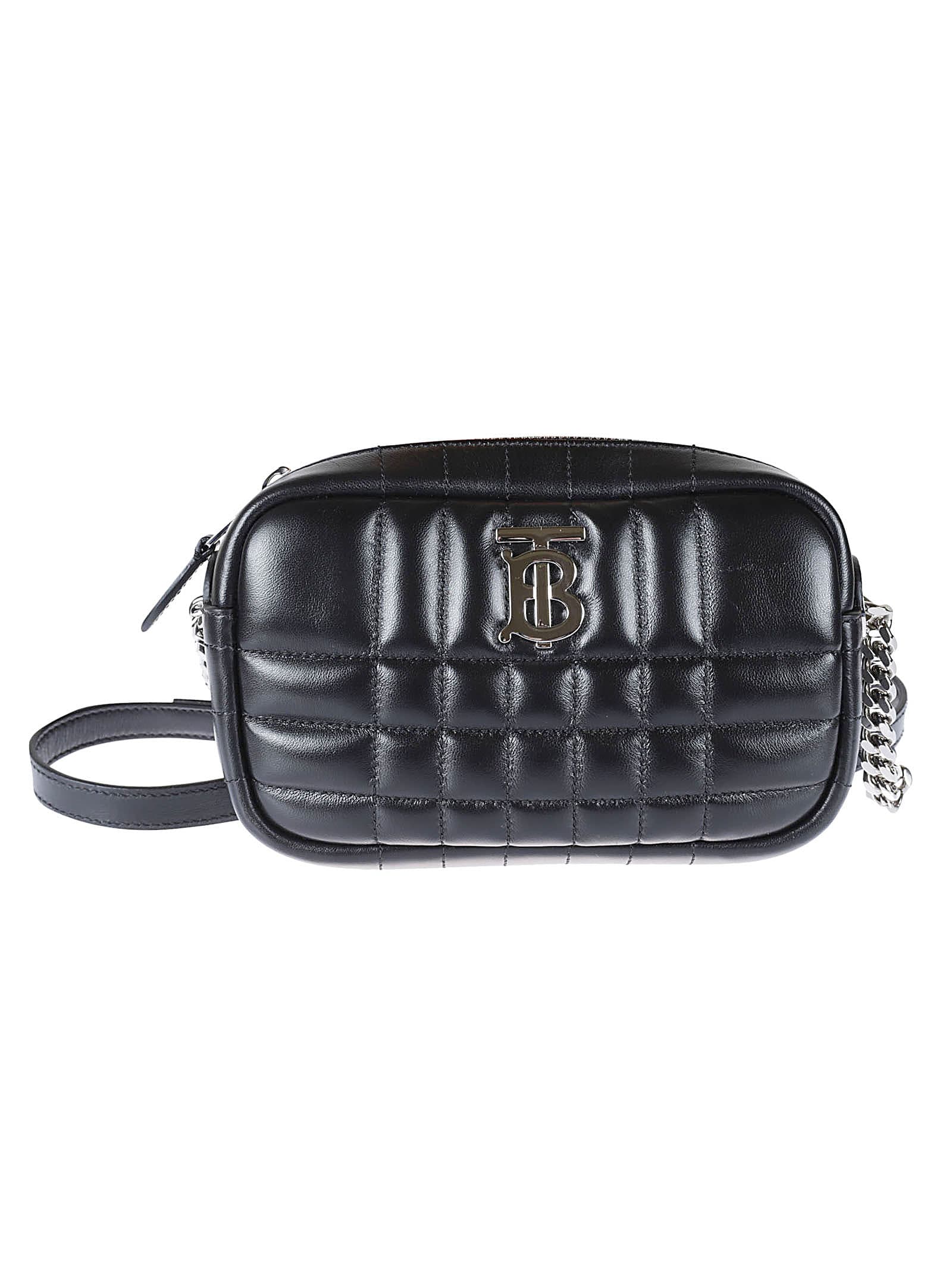 ショルダーバッグ・ポシェット Burberry SS25 Burberry Chain Bag (8104628 A1189) Burberry Logo Plaque Quilted Chain Shoulder Bag | italist