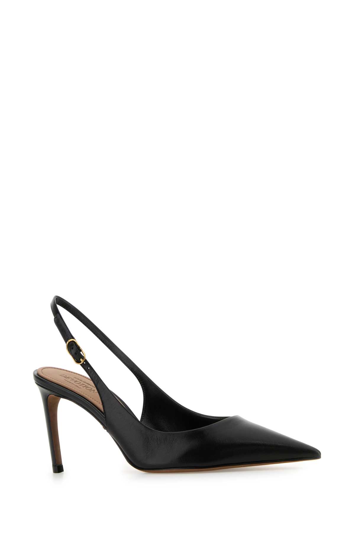 【関税&送料込】Dolce&Gabbana Black Patent Leather Devotion Dolce & Gabbana Black Leather Devotion 75 Pumps | italist