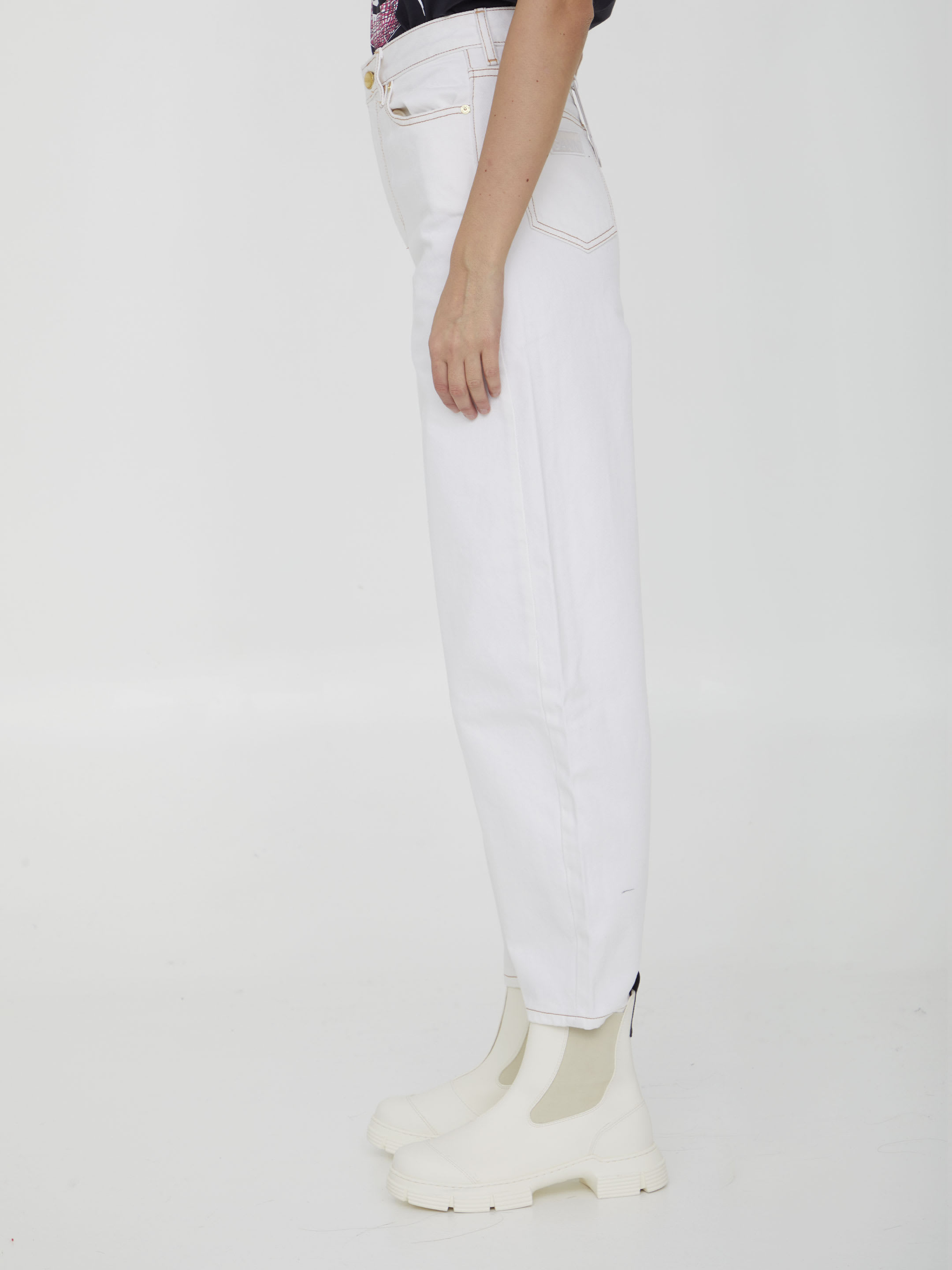 Ganni White Stary Jeans | italist