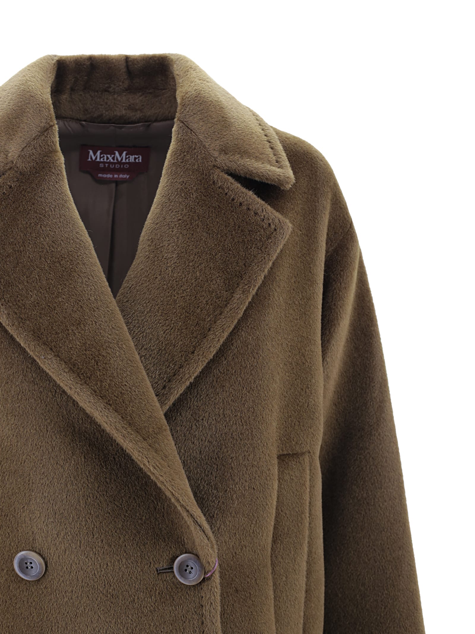 Max Mara Studio Alpaca And Wool Caban | italist