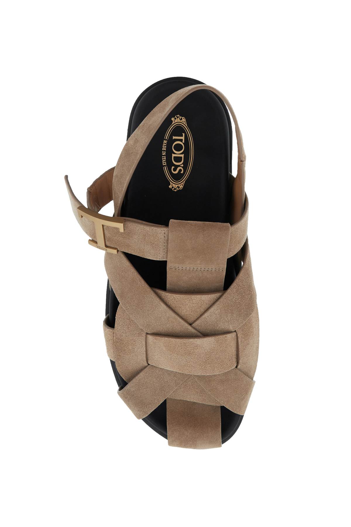 VIPセール40％オフ【TODS VELVET & LEATHER FLAT SANDAL】 Tod's Leather Flat Sandals | italist