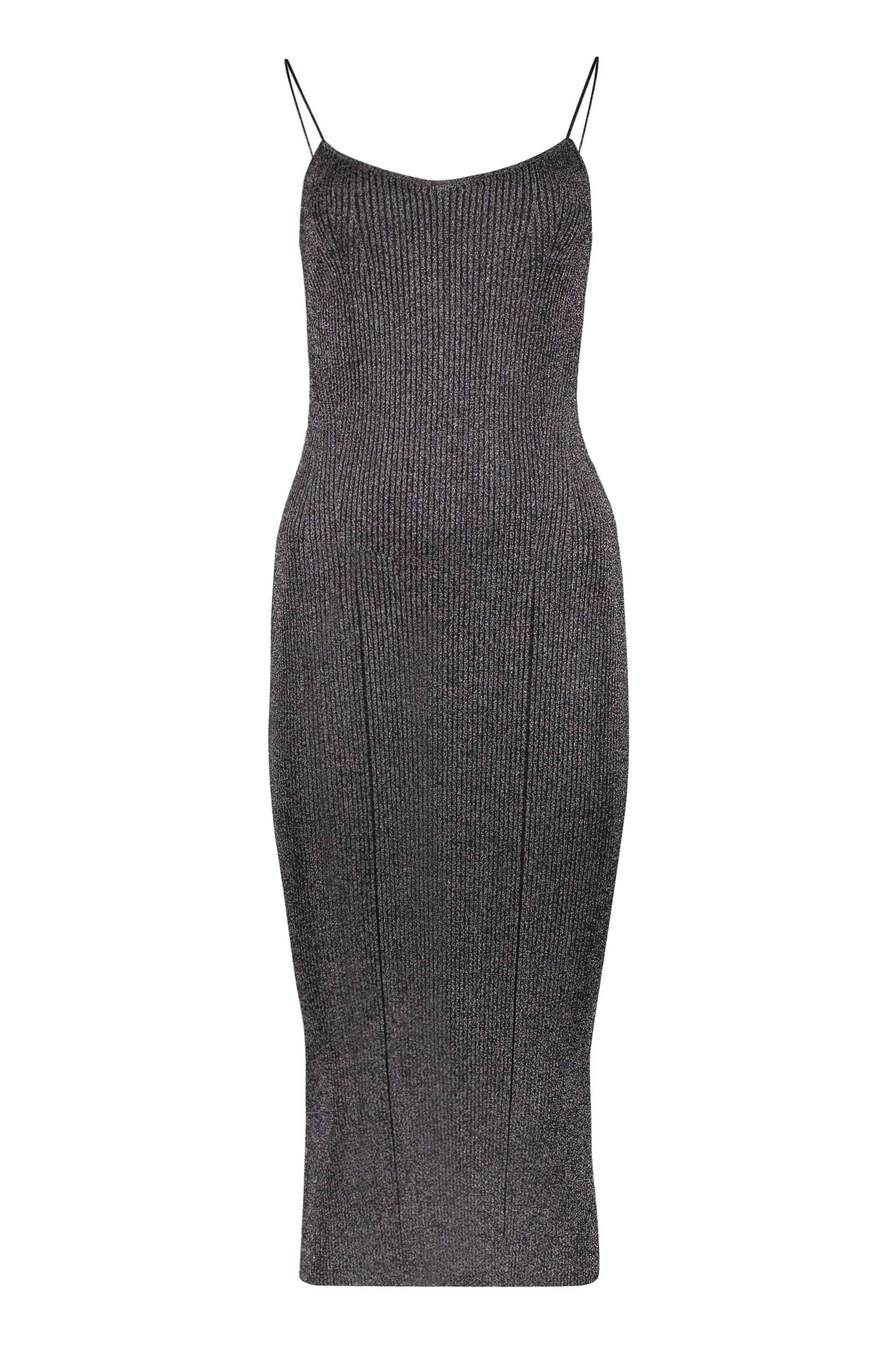 pilar ribbed knit midi dress