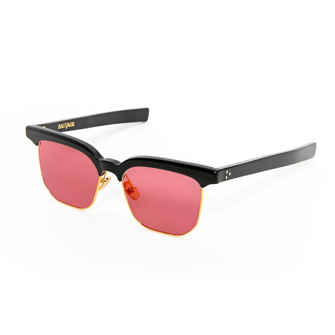 サングラス Sauvage Sauvage - LE SAMOURAI BLACK 16K GOLD - Black Sauvage Le Samourai Black 16k Goldblack | italist