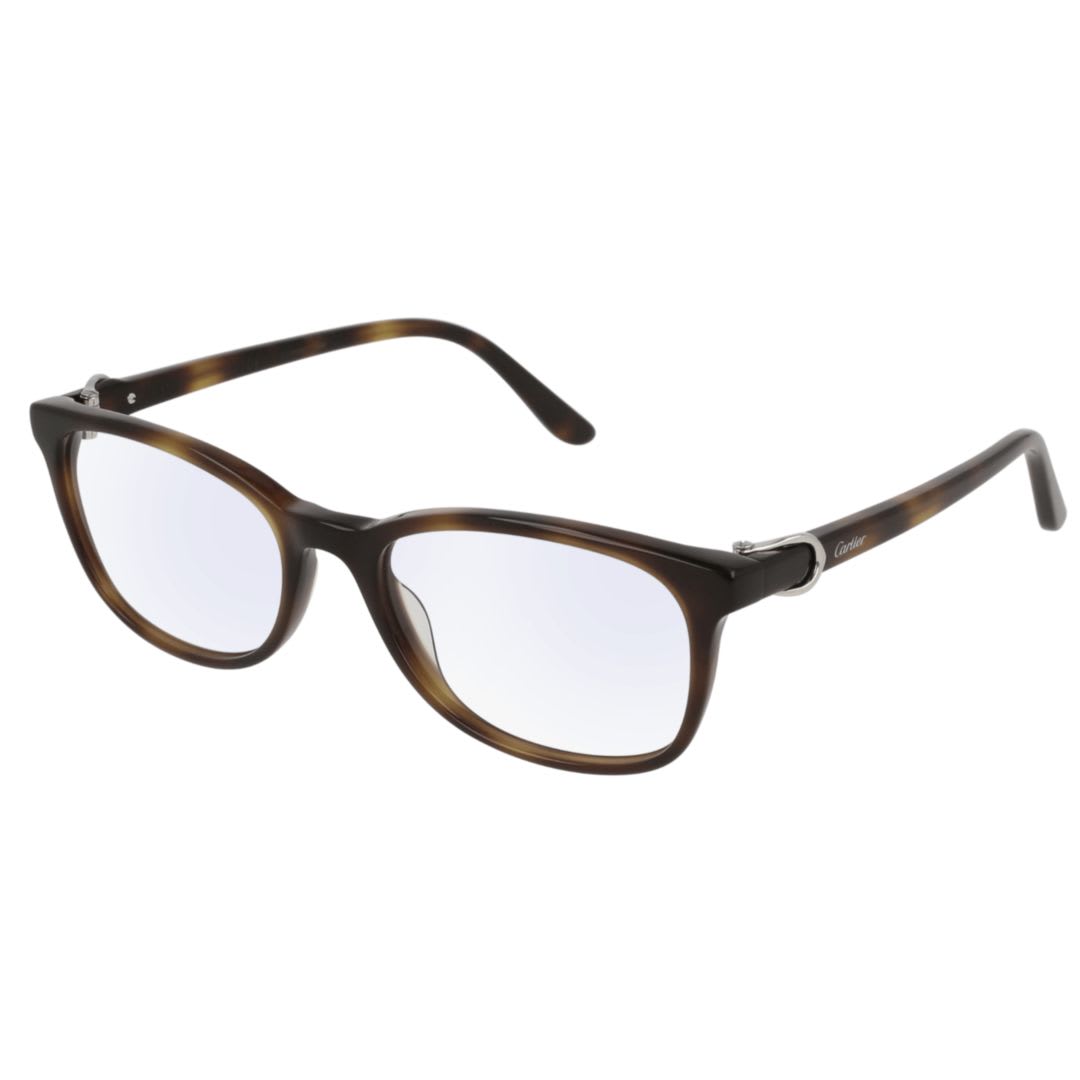 メガネ Cartier Cartier - CT0008O - 007 havana havana transpa Cartier Eyewear Ct0008o007 Havana Havana Transpa Cartier