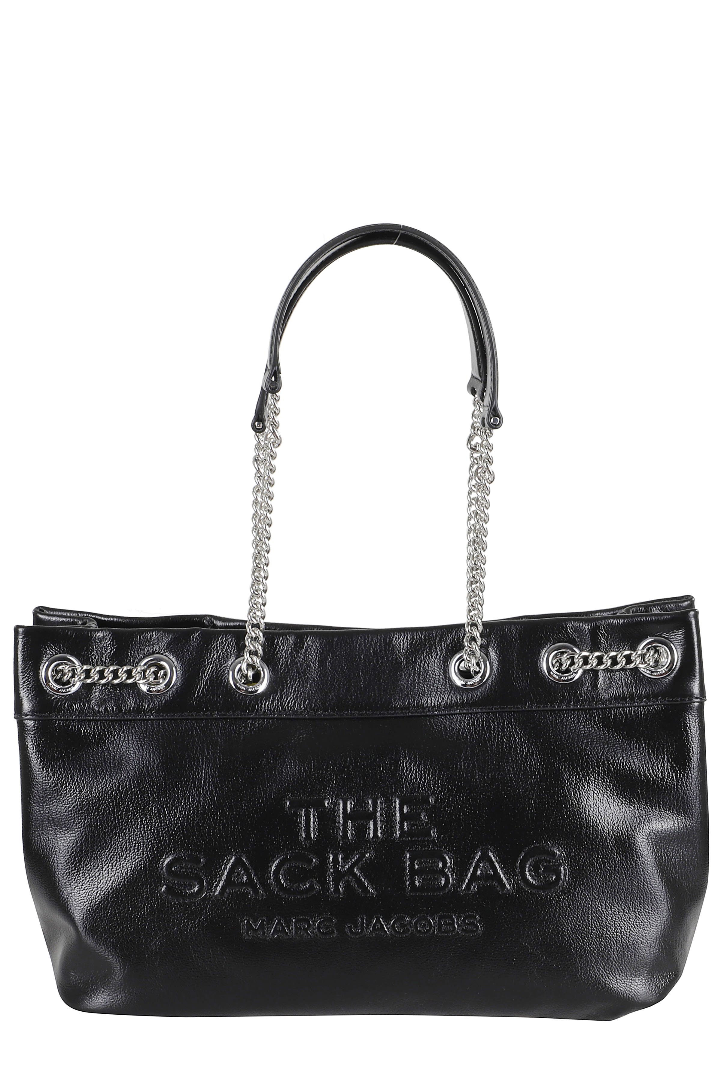 ショルダーバッグ・ポシェット The Chain Sack Shoulder Bag - Marc Jacobs - Leather - Black Marc Jacobs The Leather Chain Sack Bag | Black | FARFETCH CA