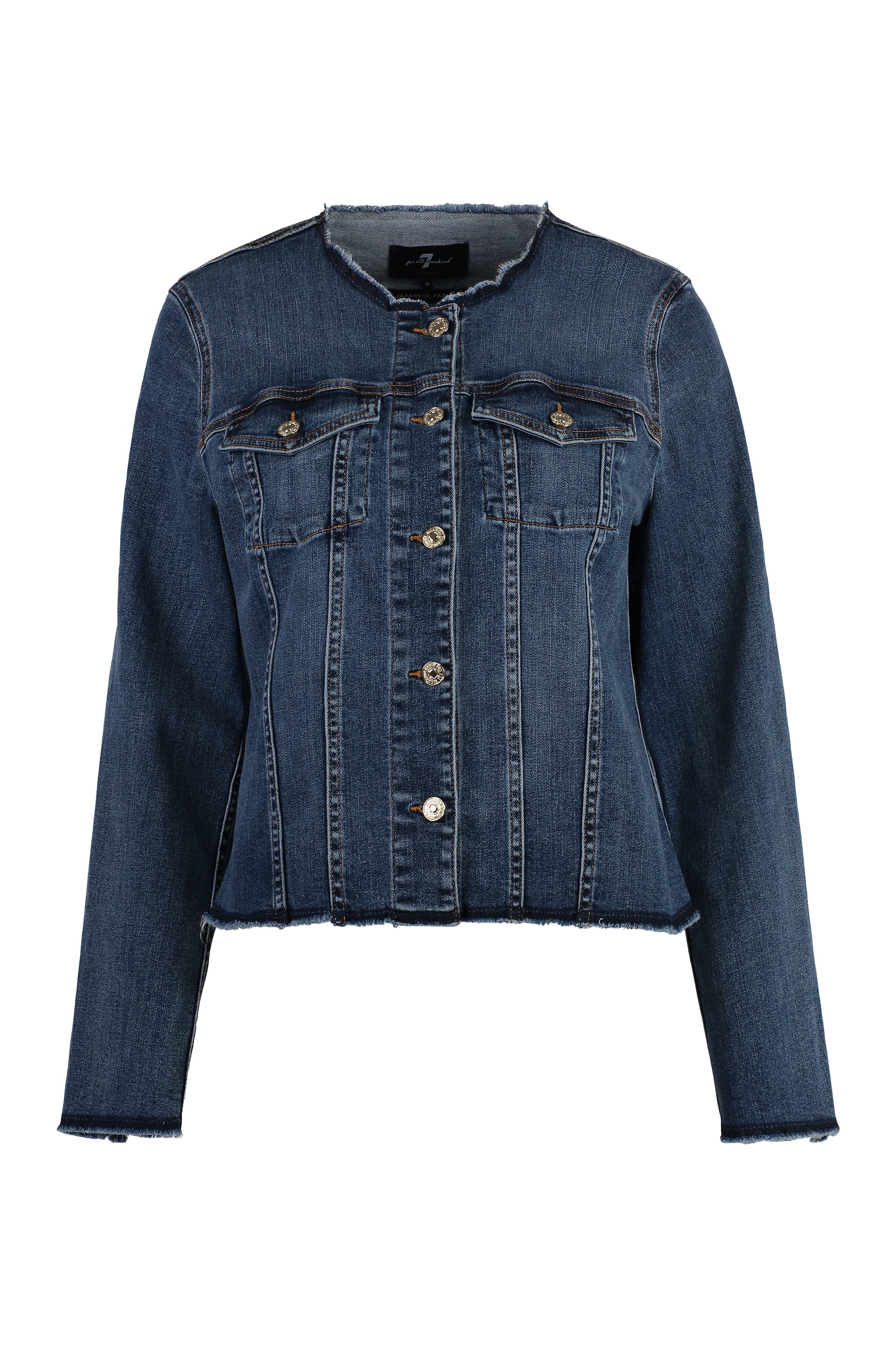 ジャケット 7 For All Mankind Stretch denim Vicky jacket Vicky Denim Jacket in Soho Light | 7 For All Mankind