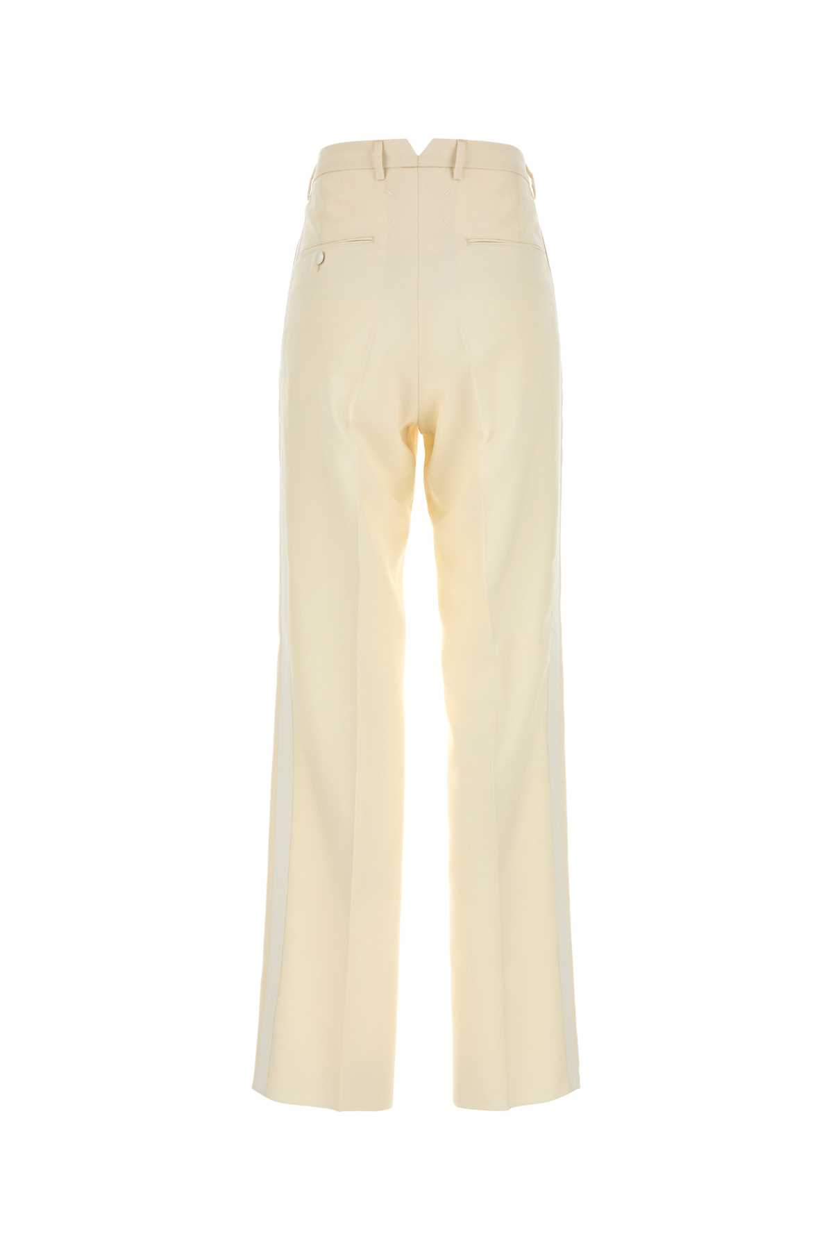 【関税&送料込】Maison Margiela Cream Mohair Blend Pant Maison Margiela Cream Mohair Blend Pant | italist