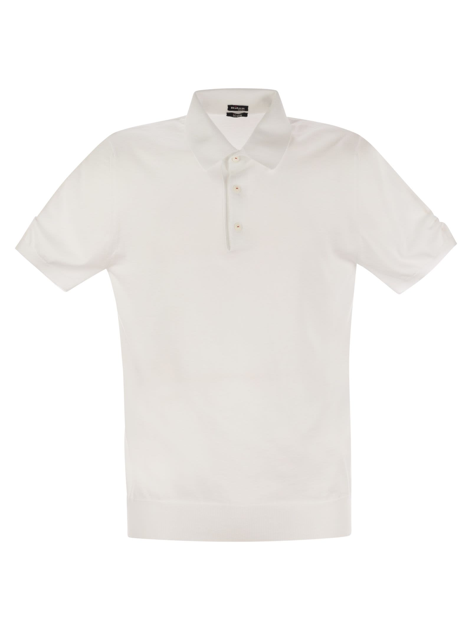 Tシャツ・カットソー Kiton Short-sleeved cotton polo shirt Kiton Short-sleeved Cotton Polo Shirt | italist