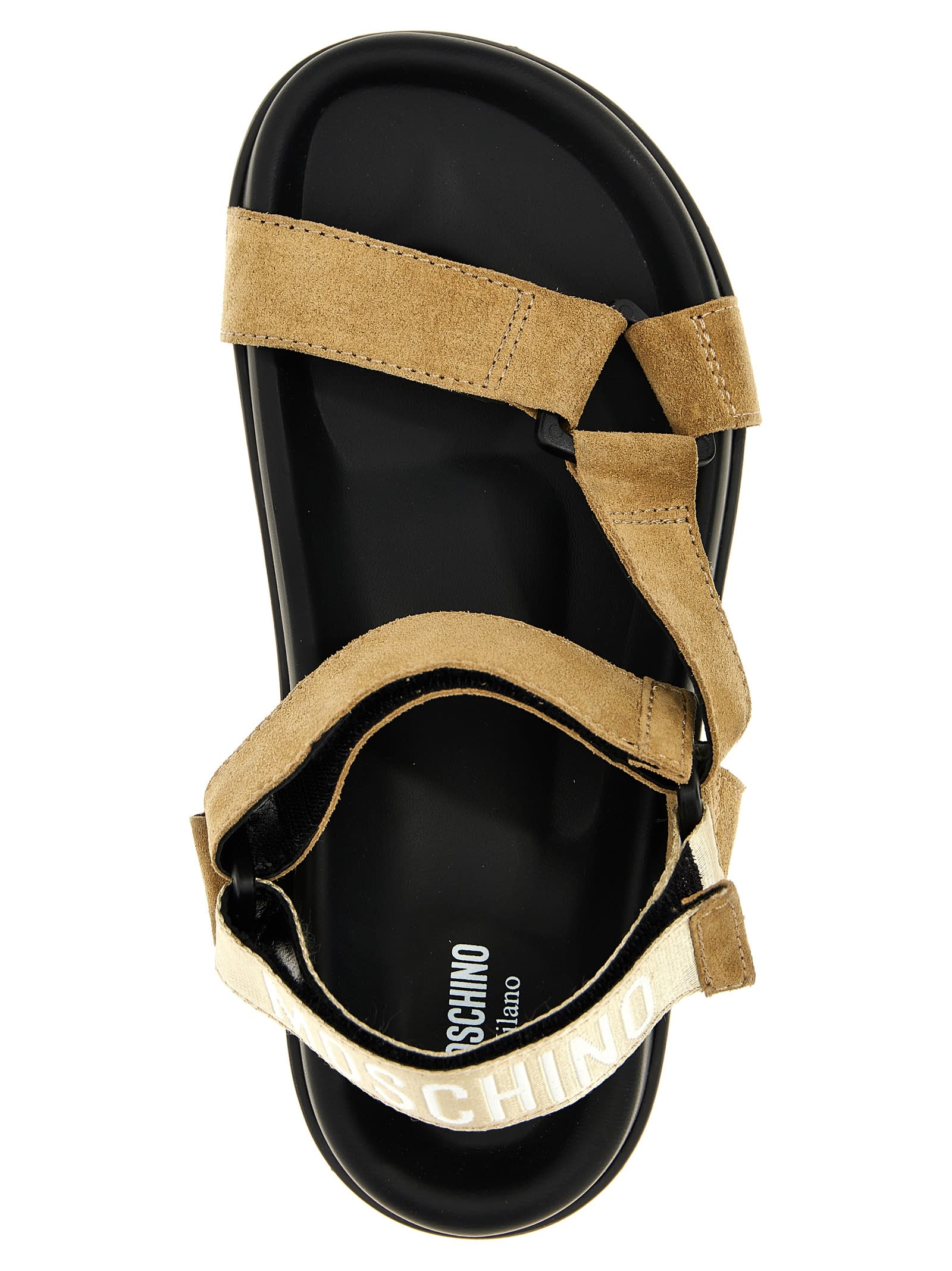 Moschino Suede Sandals | italist