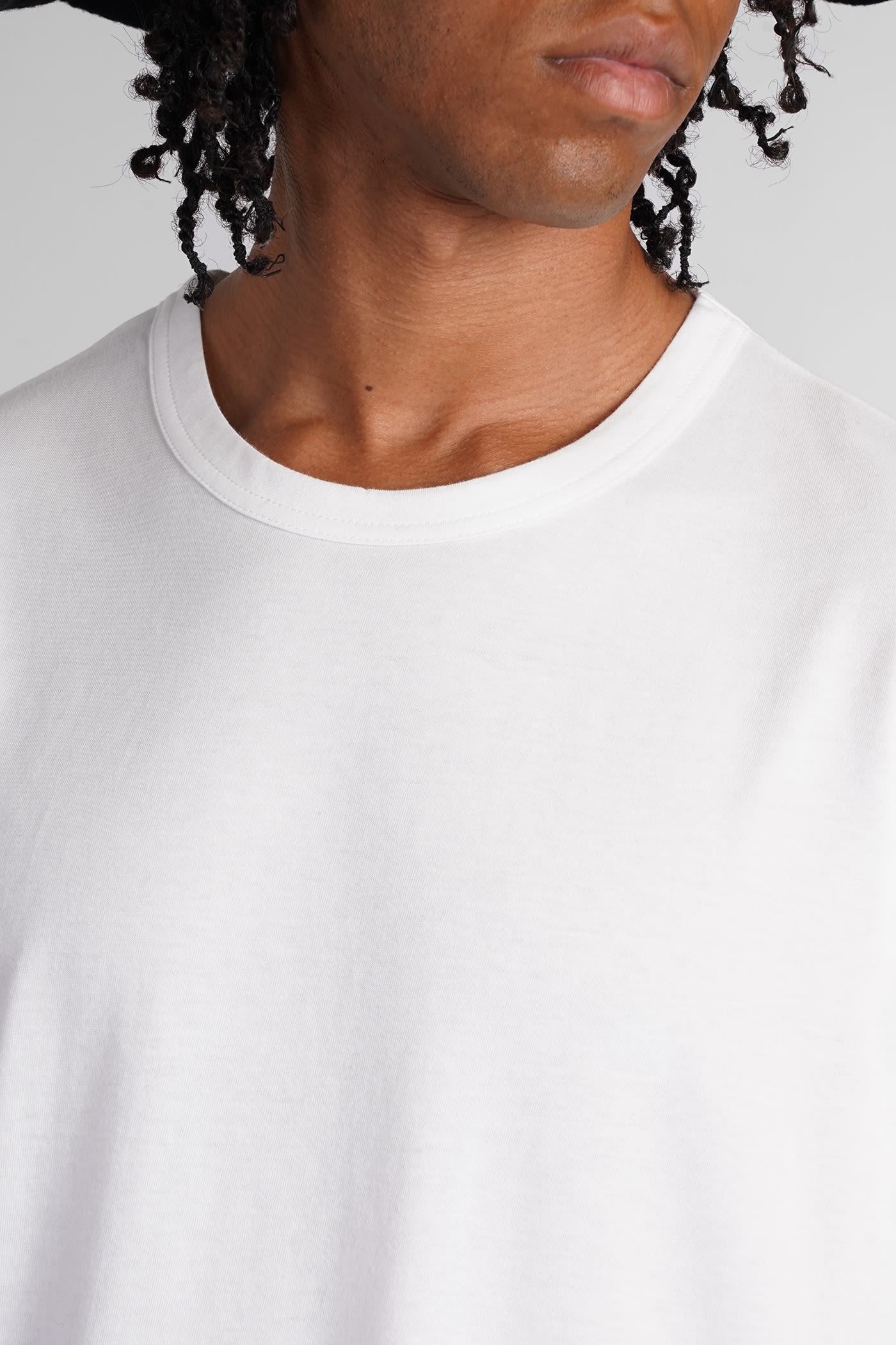 Tシャツ・カットソー YOHJI YAMAMOTO White Cotton Oversize T-Shirt Yohji Yamamoto T-shirt In White Cotton | italist