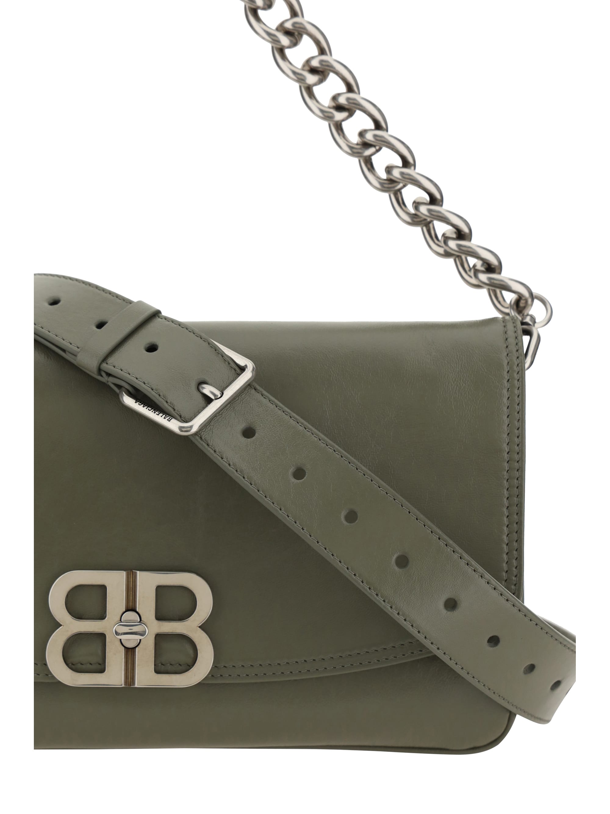 【クールなミリタリー♪】BALENCIAGA Shoulder Bags Le City Medium leather shoulder bag BALENCIAGA - Nugnes1920
