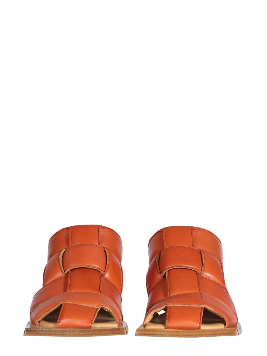 サンダル・ミュール miista SS22 MULE MAYTE BRICK SANDALS (MI_3729_BROWN) Miista Mule Mayte Brick Sandals | italist