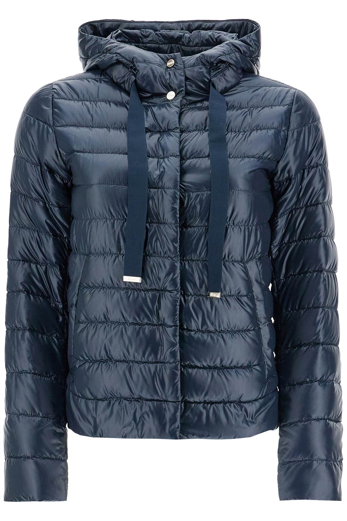 ダウンジャケット・コート HERNO SS25 Ultralight Nylon Down Jacket (PI001994D 9300) Herno Ultralight Nylon Down Jacket Navy at CareOfCarl.com