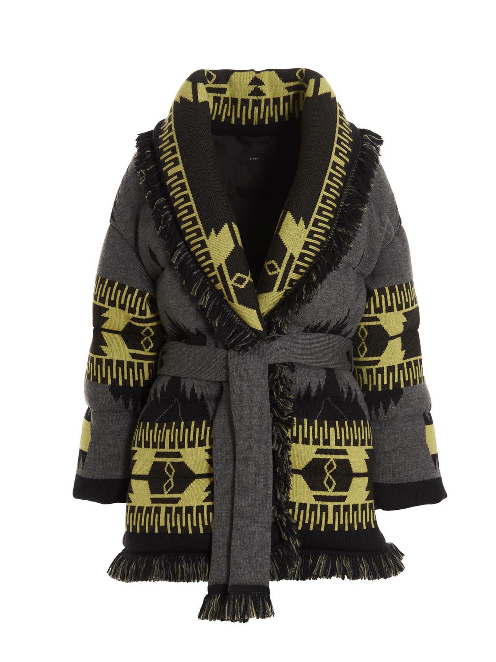 Alanui 'Icon’ Down Jacket Alanui Icon jacquard down jacket Alanui