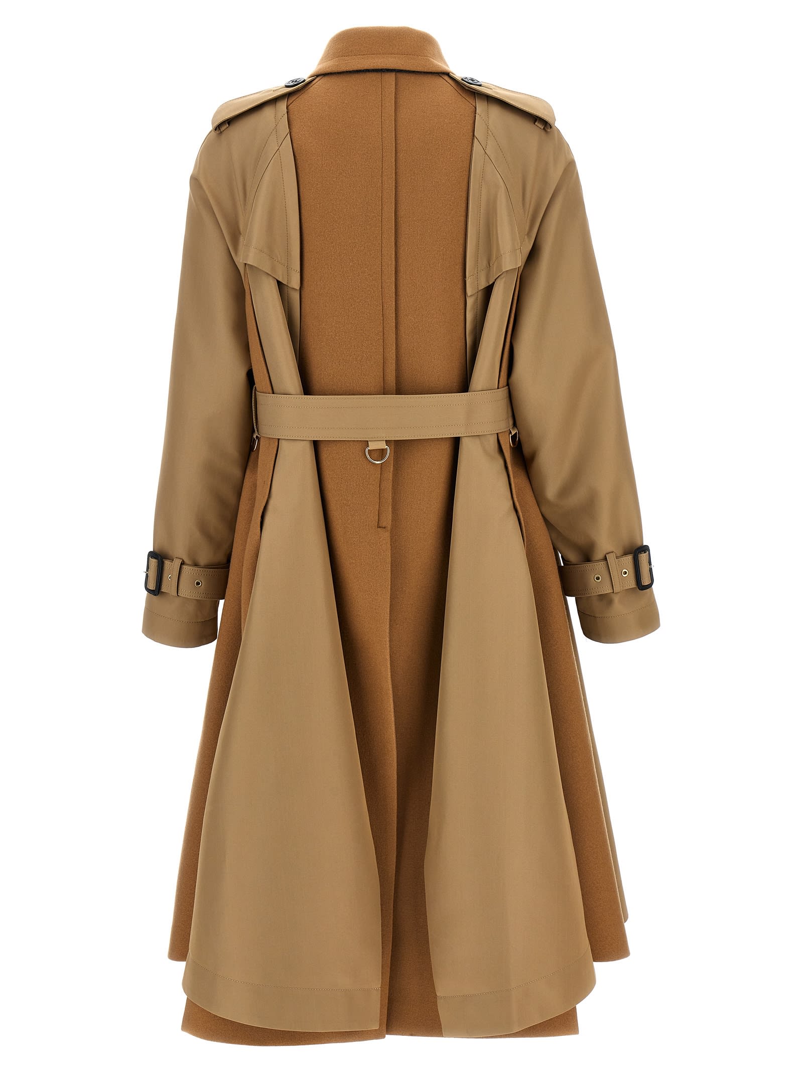 Sacai 'melton' Trench Coat | italist