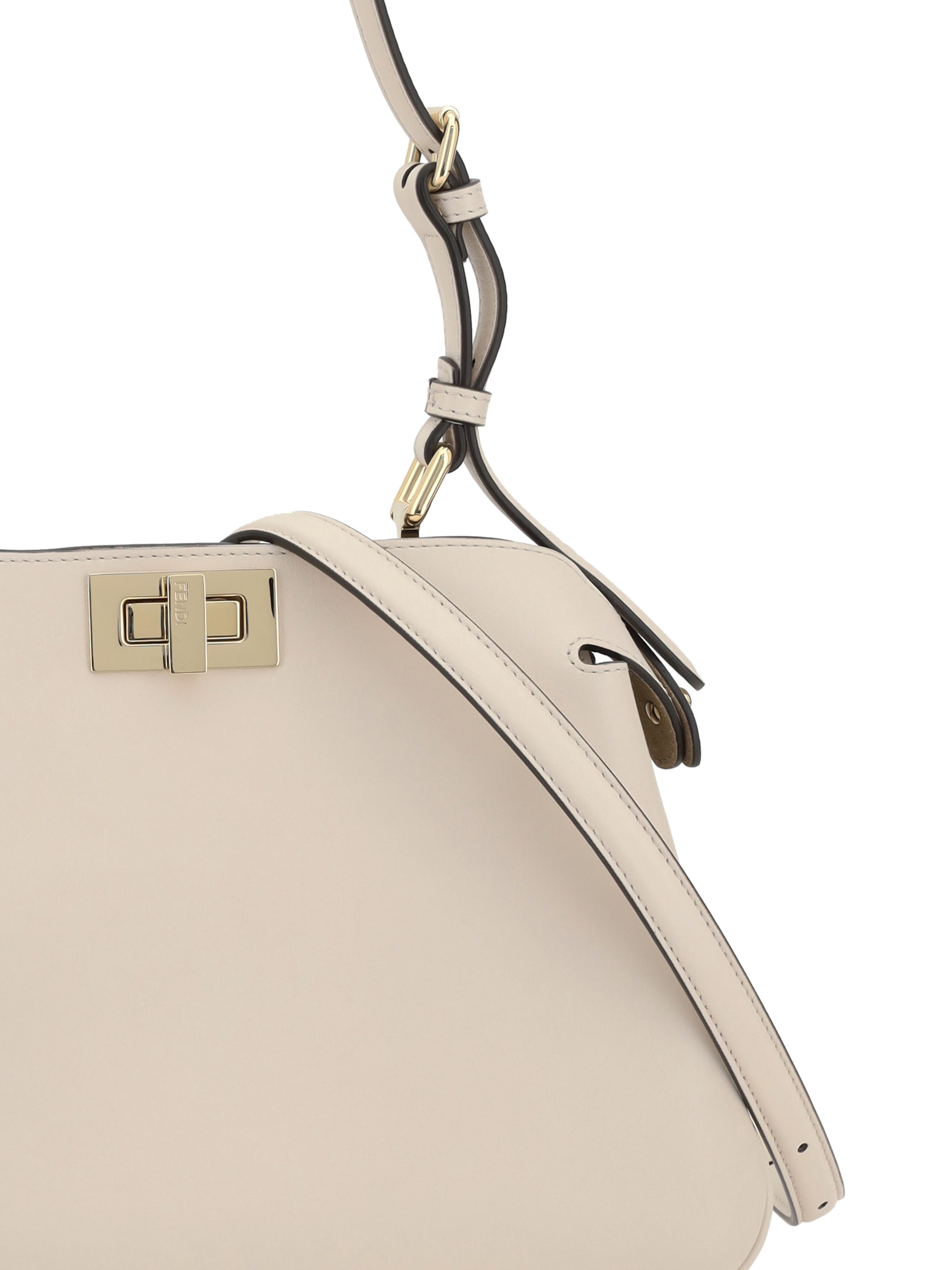 フェンディ Peekaboo leather shoulder bag Peekaboo ISeeU Small Leather Black | Fendi