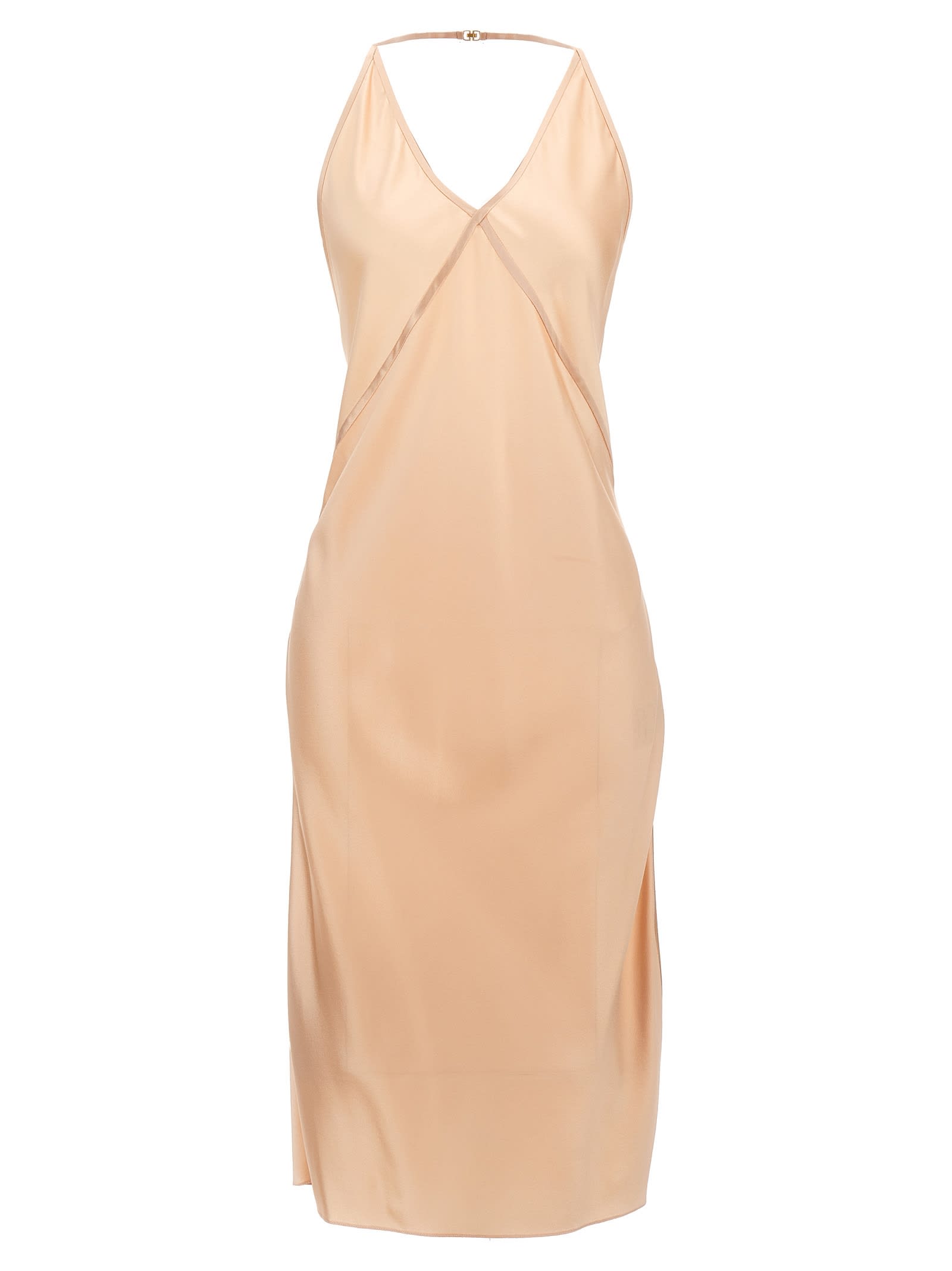 cross-strap sleeveless dress