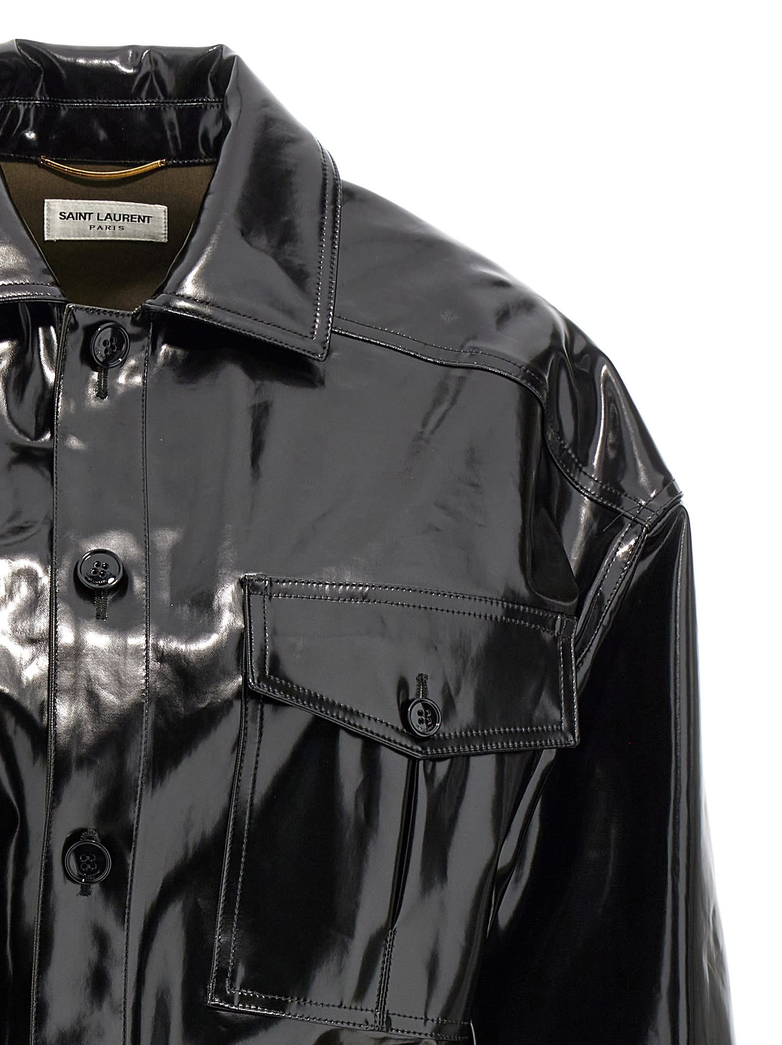 【関税込み】saint laurent 'Sahariana' jacket Saint Laurent Sahariana Jacket | italist