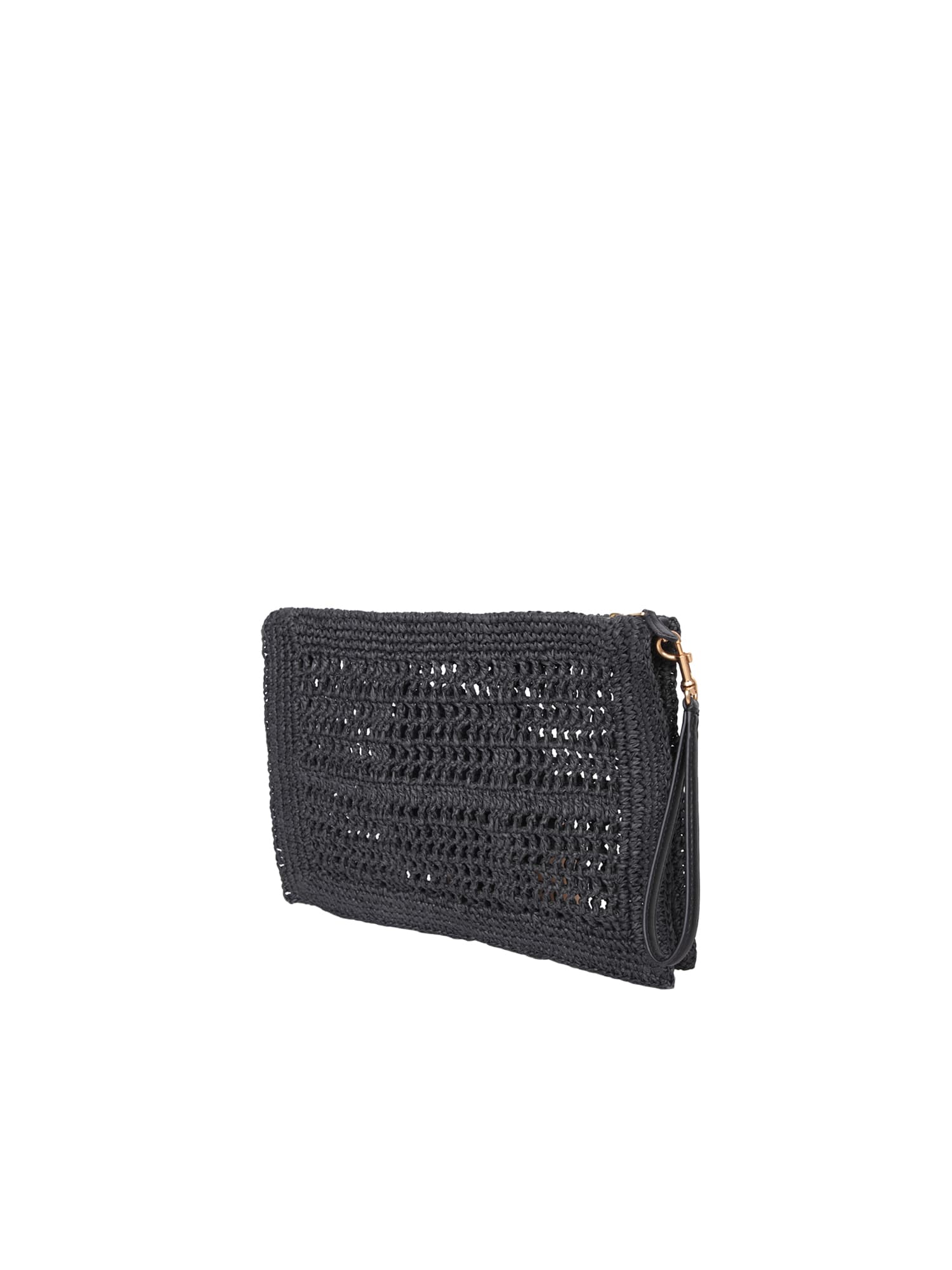 【TORYBURCH】 black raffia pouches （関税送料込） Tory Burch 'ella' Black Raffia Clutch Bag | italist, ALWAYS