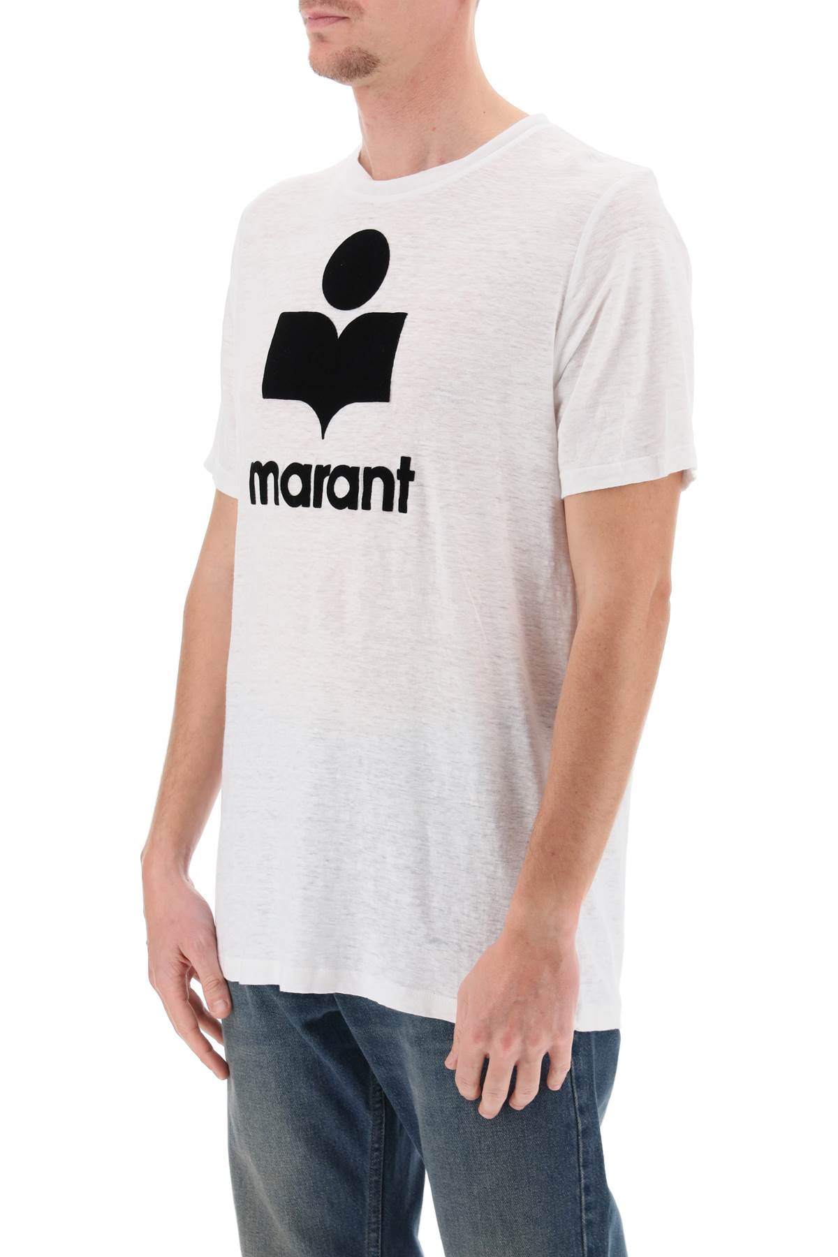 Isabel Marant Karman T-shirt With Flocked Logo | italist