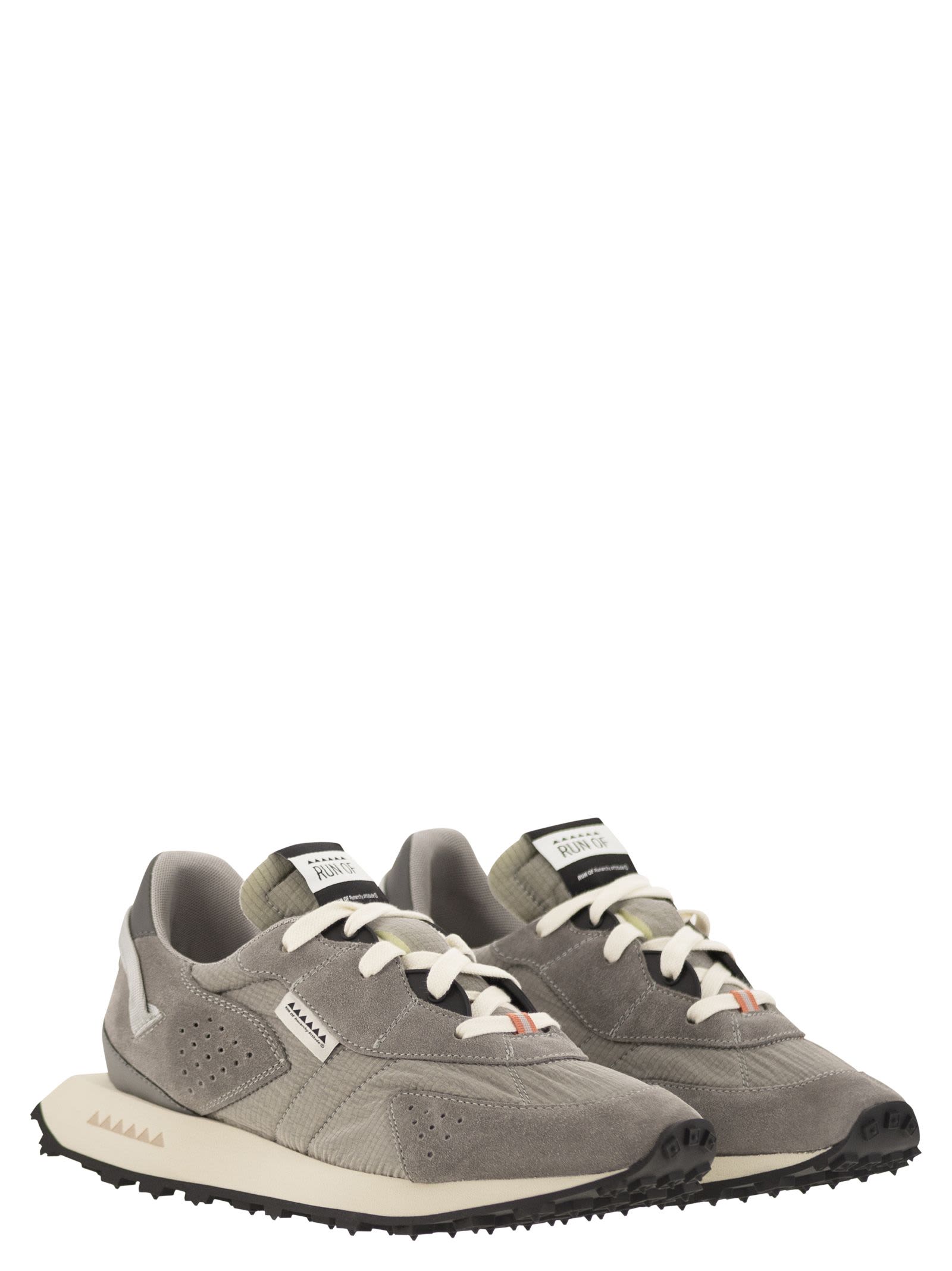 スニーカー RUN OF OXYGEN M - Sneakers suede, canvas and leather RUN OF Oxygen M - Sneakers Suede, Canvas And Leather