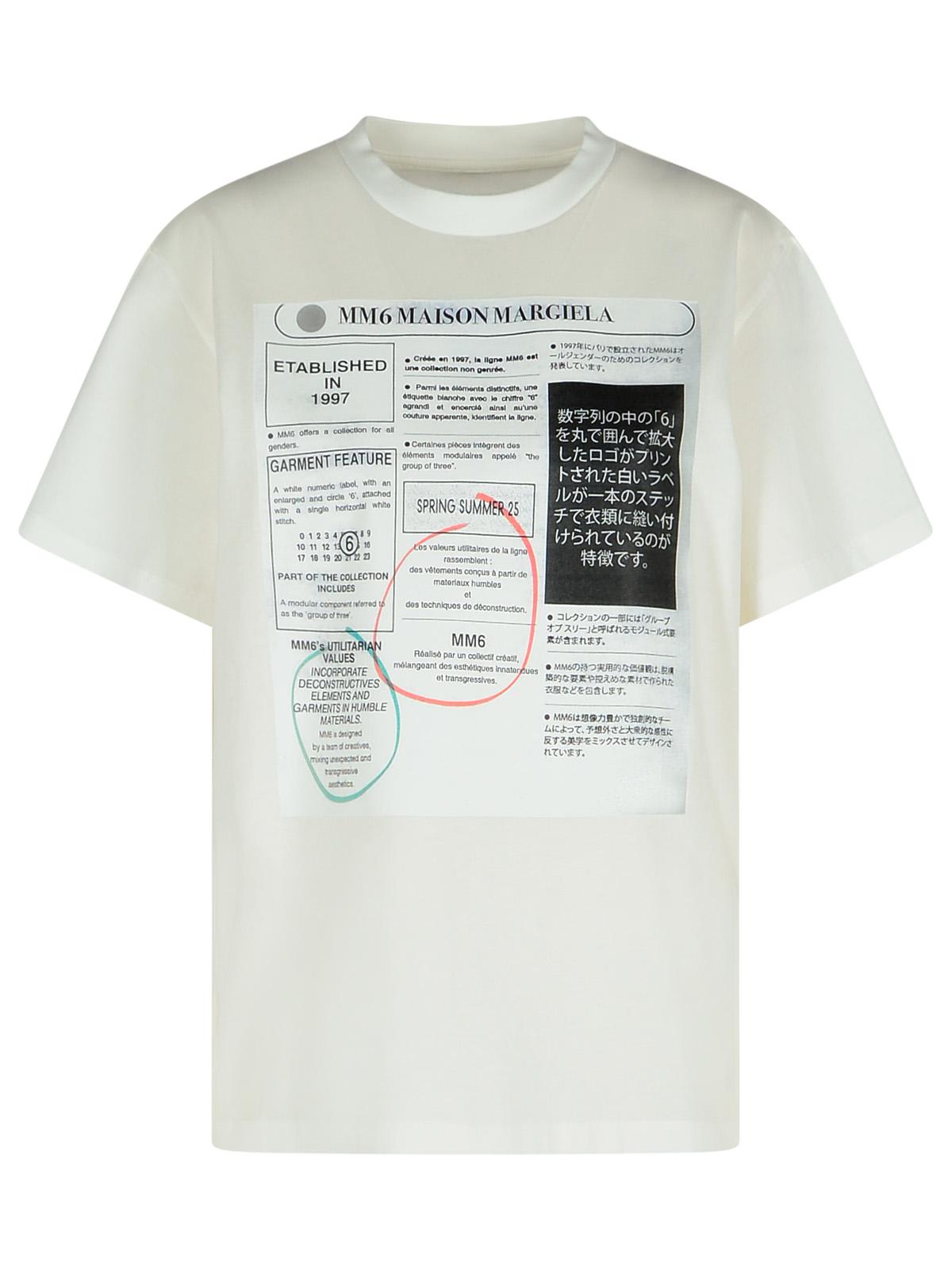 MM6｜ (S52GC0337 S24312 900) MM6 Maison Margiela T-Shirt S52GC0327.S24312-900 BLACK | IlDuomo
