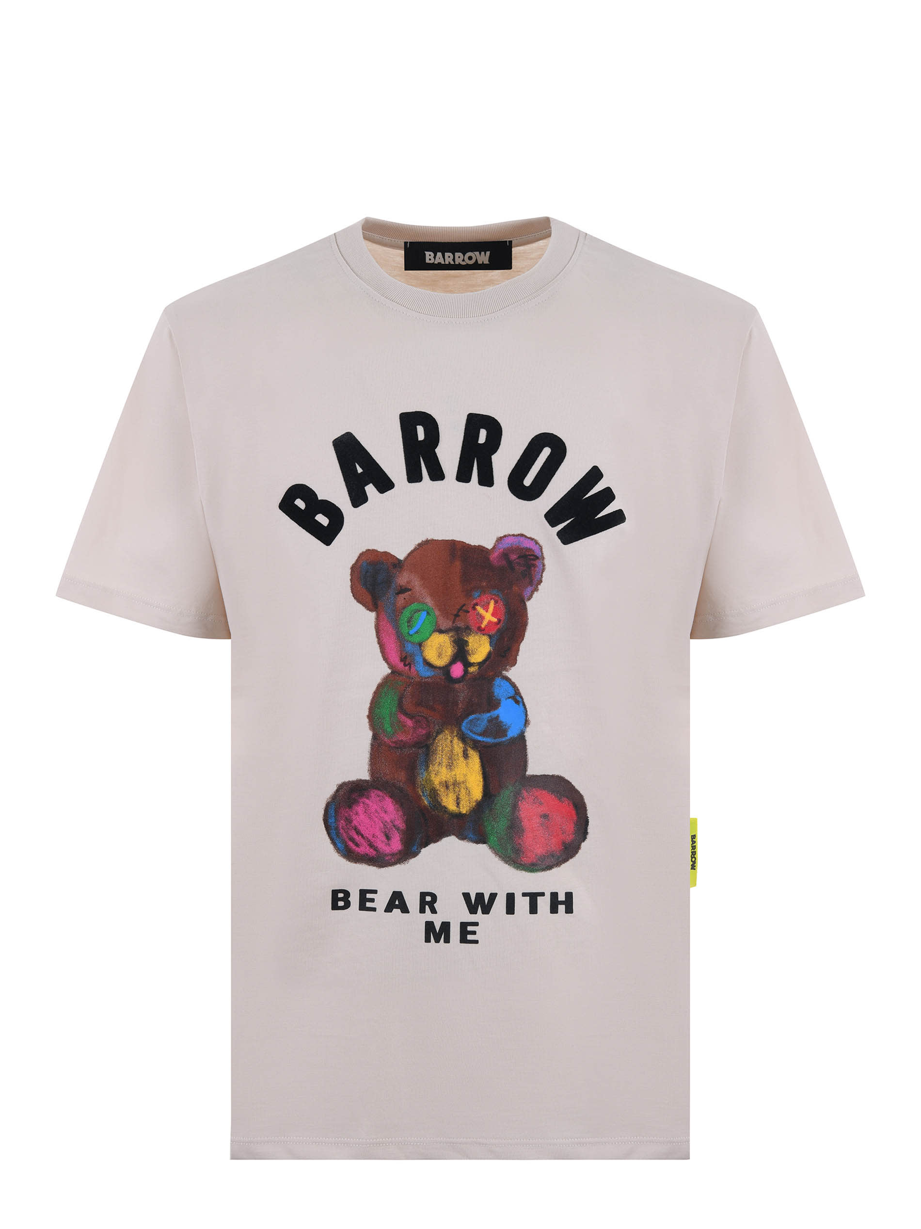 Tシャツ・カットソー BARROW Men T-shirt Cream S5BWUATH152 BW029 BARROW: T-shirt men - Cream | Barrow t-shirt S5BWUATH152