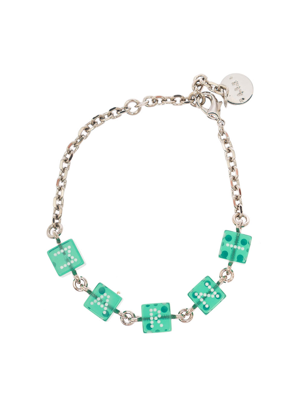 Marni Dice Charm Bracelet, Green