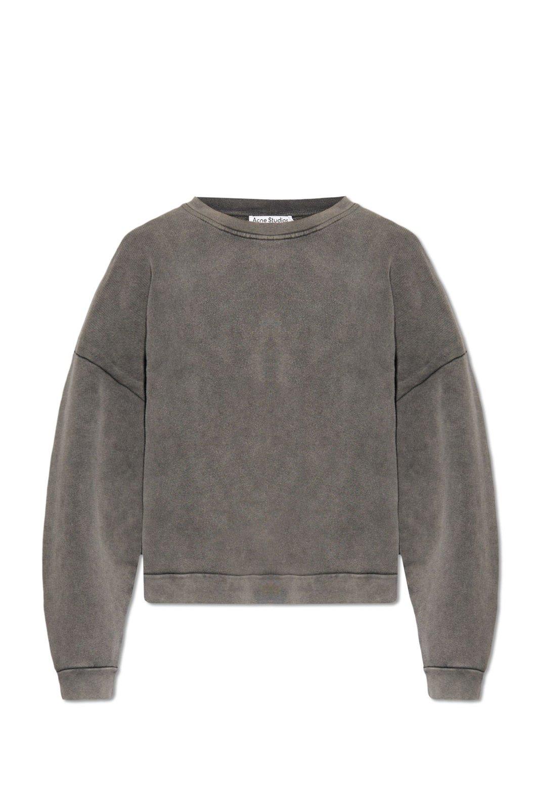 スウェット・トレーナー Acne Studios Logo Patch Crewneck Sweatshirt 39ecf69f8389f442b3655bbe83d6c2