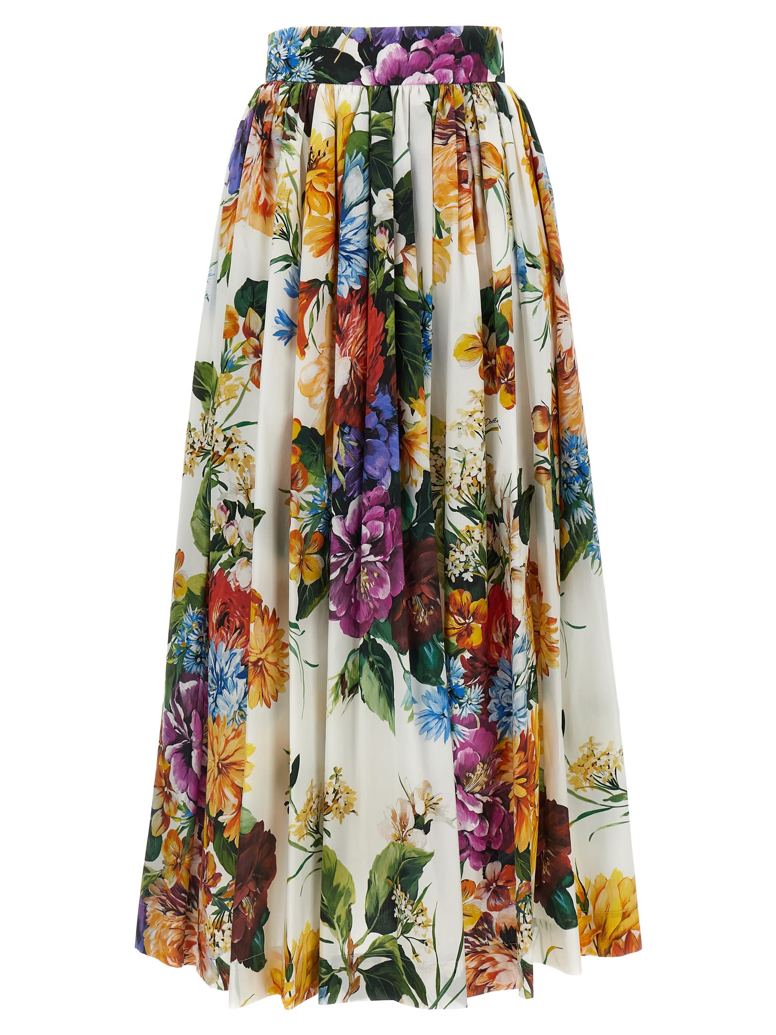 【関税＆送料込み】Dolce & Gabbana 'Bouquet' Print Skirt Flower bouquet-print skirt in Print for Women | Dolce&Gabbana®