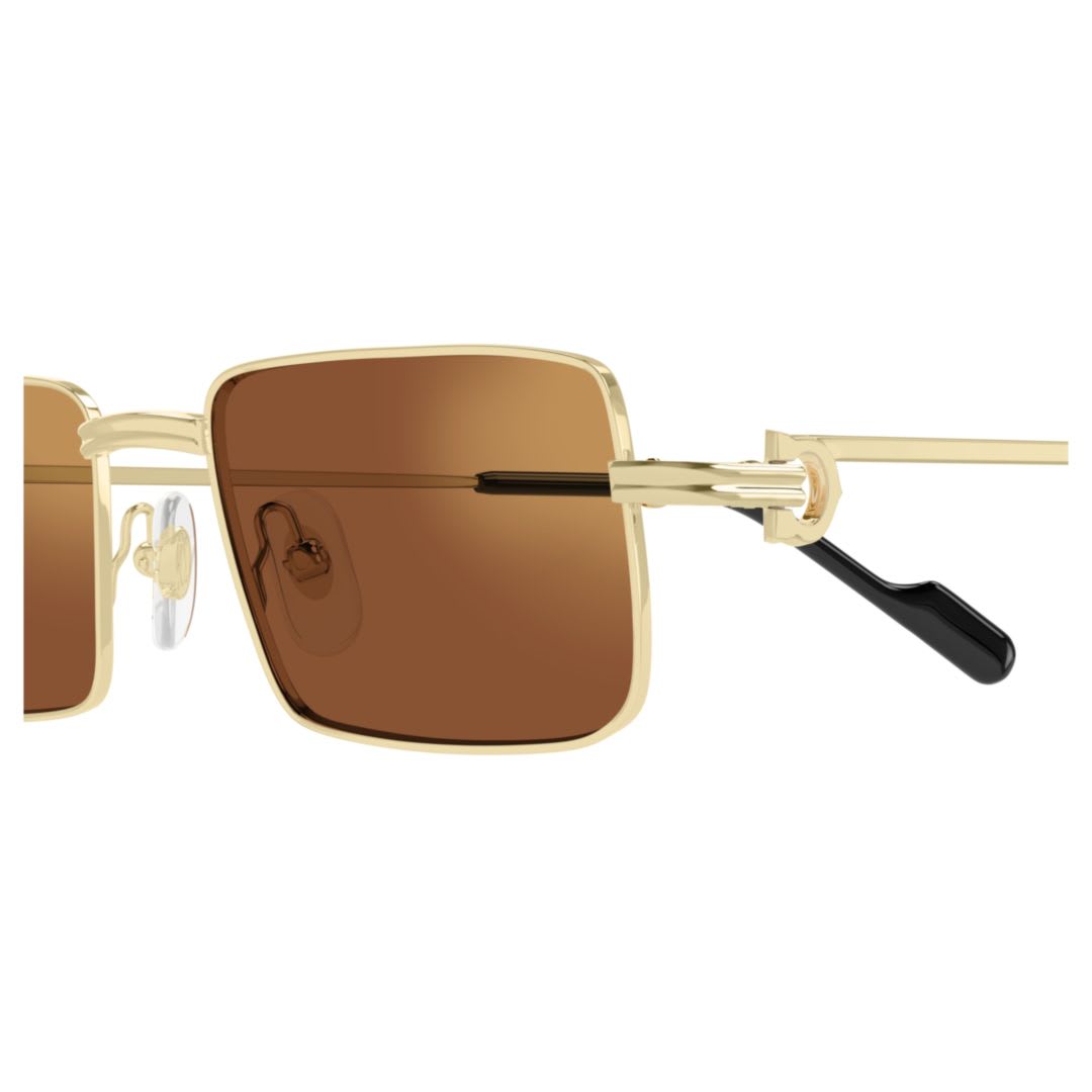 サングラス Cartier Cartier - CT0501S - 002 gold gold red Sunglasses Cartier CT0501S - Mia Burton