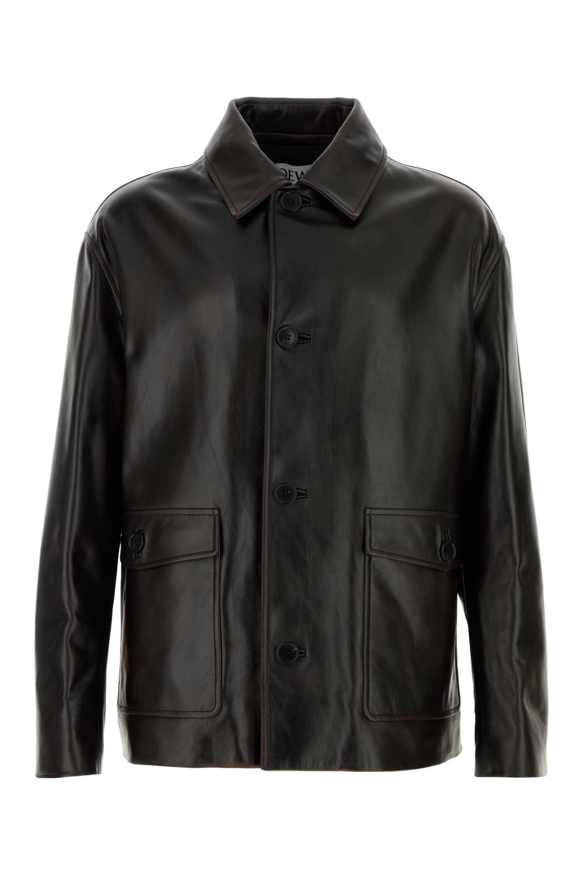 LOEWE ジャケット Anagram jacket in cotton Green - LOEWE