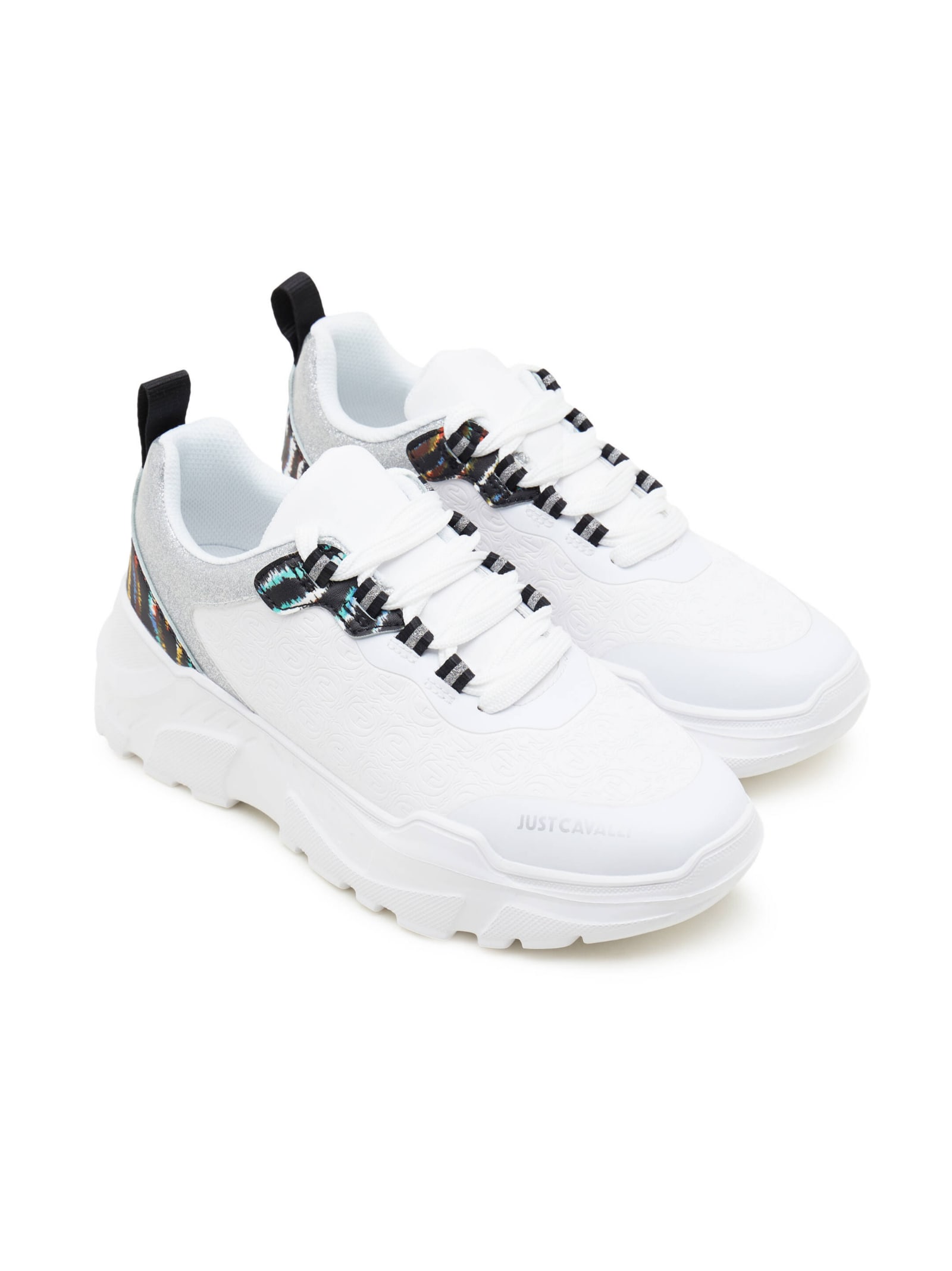 Just Cavalli White Low Top Sneakers | italist