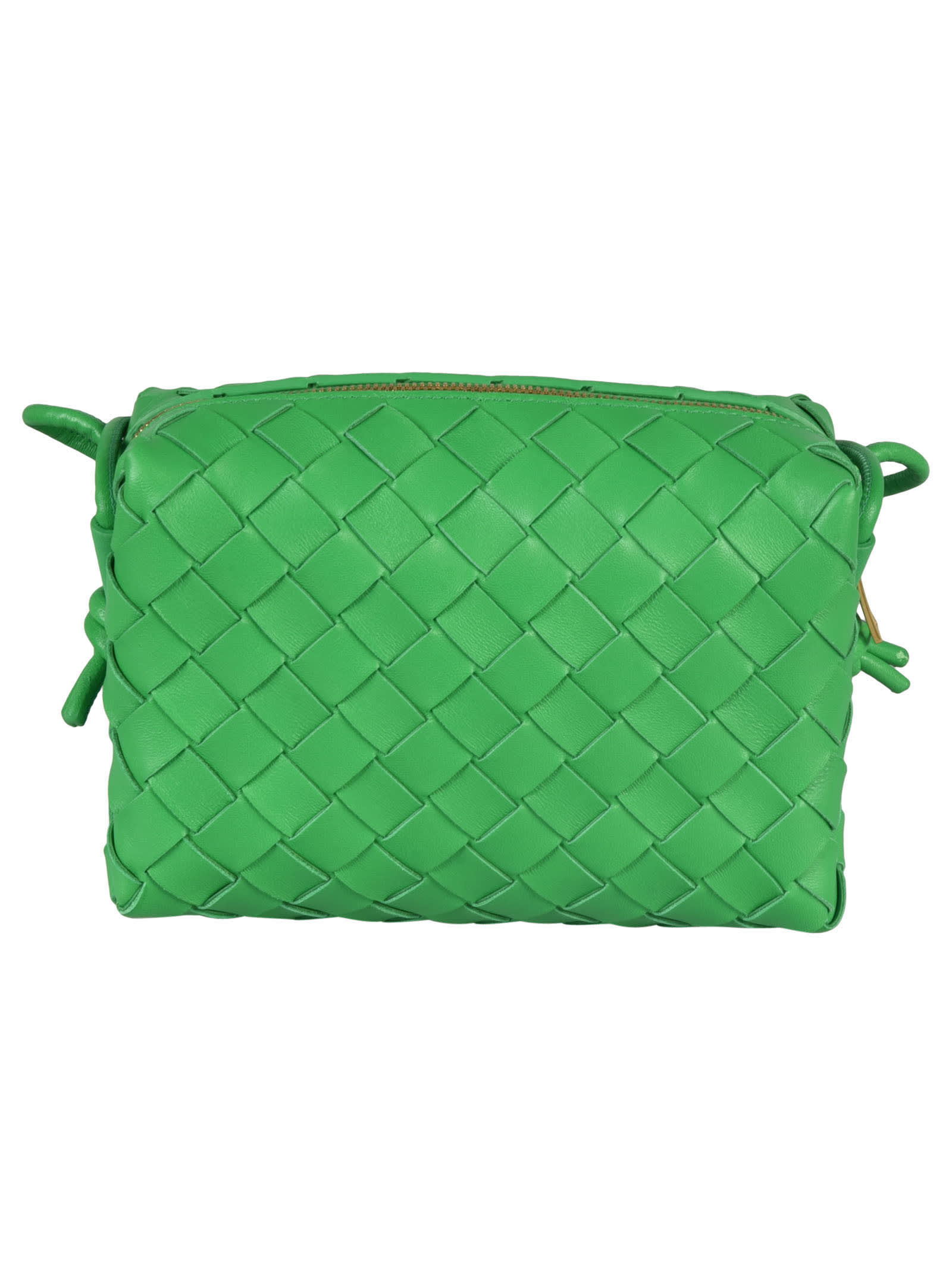 Bottega Veneta Nappa Intrecciato Mini Loop Camera Bag Parakeet