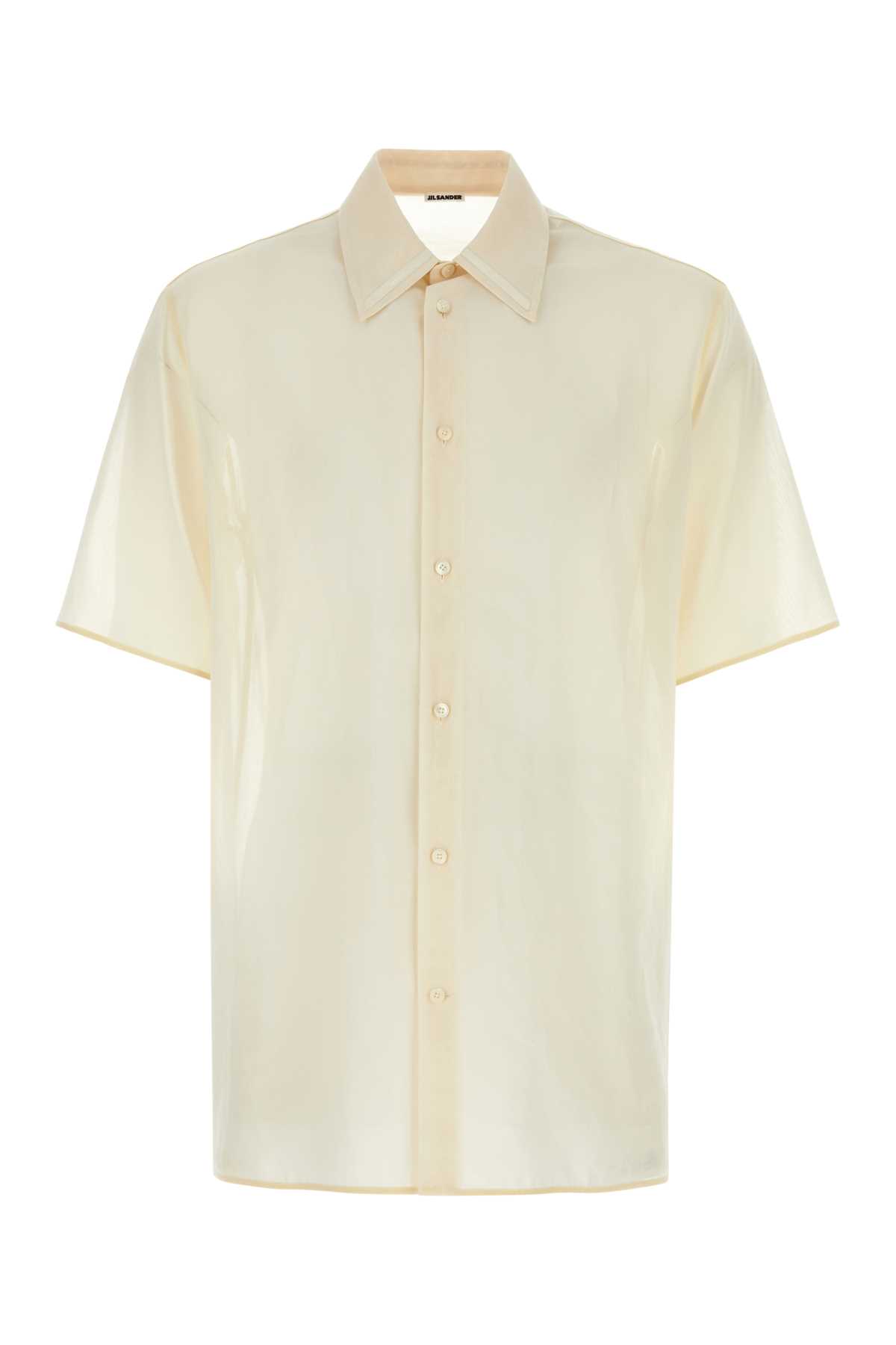 Tシャツ・カットソー Jil Sander SS23 Ivory gauze shirt (J22DL0110J45131 280) Jil Sander Ivory Gauze Shirt | italist