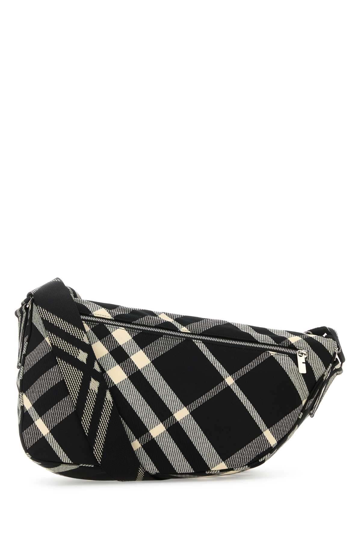 【送料&関税込】Burberry Embroidered Fabric Shield Crossbody Burberry Embroidered Fabric Shield Crossbody Bag in Black | Lyst