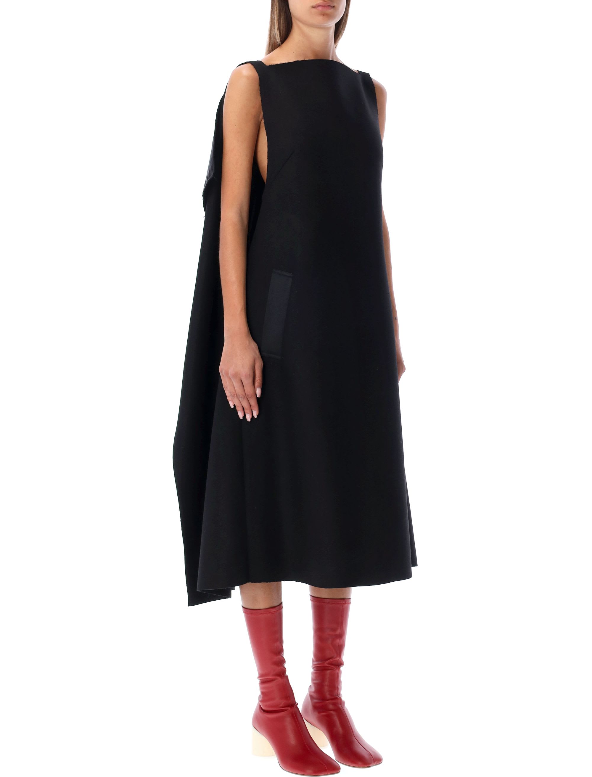 ワンピース Maison Margiela Midi Dress Maison Margiela Freeze-frame Silk Midi Dress | Grey | FARFETCH