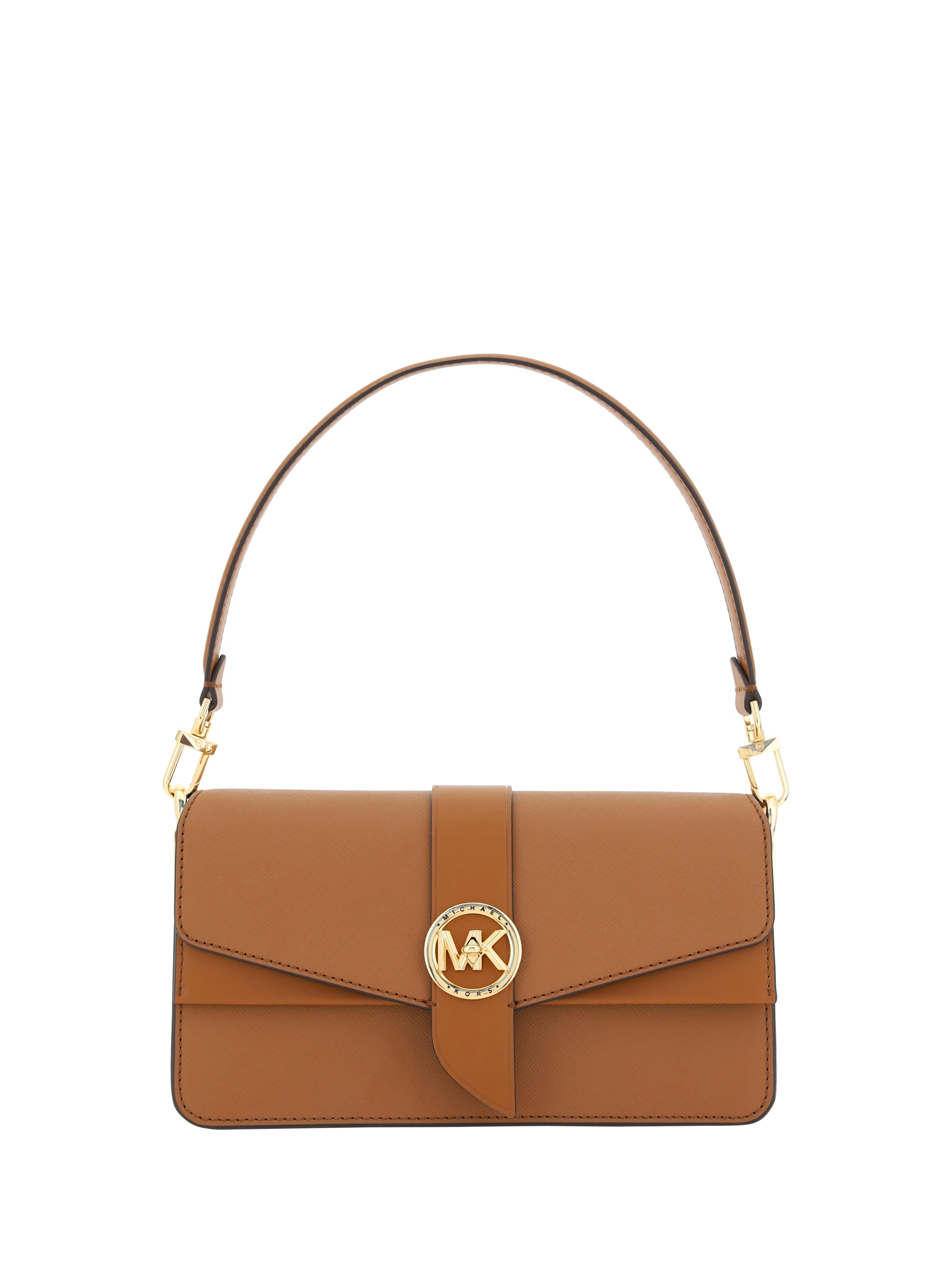 MICHAEL KORS GREENWICH SHOULDER BAG Woman Camel