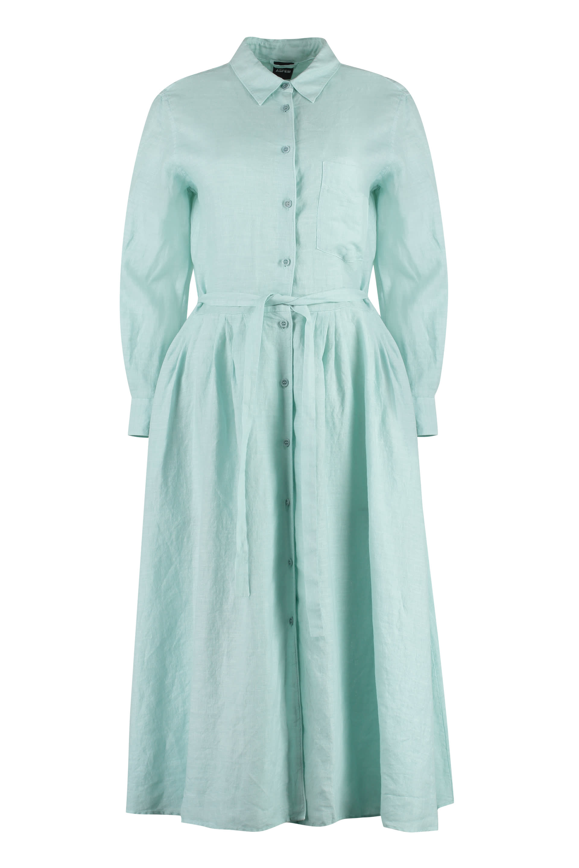 linen shirtdress