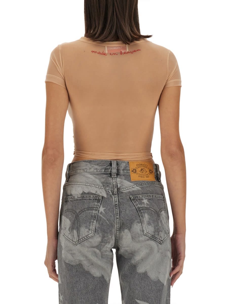 スーツ FIORUCCI FW24 TULLE TOPS. (W01FMTSS227LY04NA01 NUDE) Fiorucci Tulle Tops. | italist