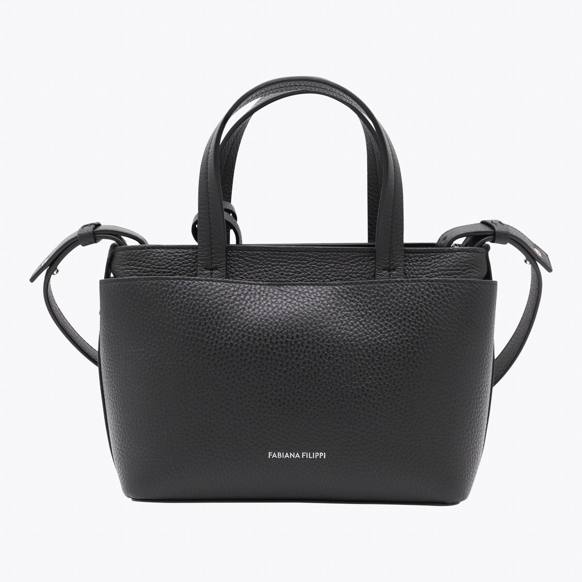 ハンドバッグ FABIANA FILIPPI Woman Handbag Black BGD215A861 825 Fabiana Filippi Black Leather Top Handle Bag | italist