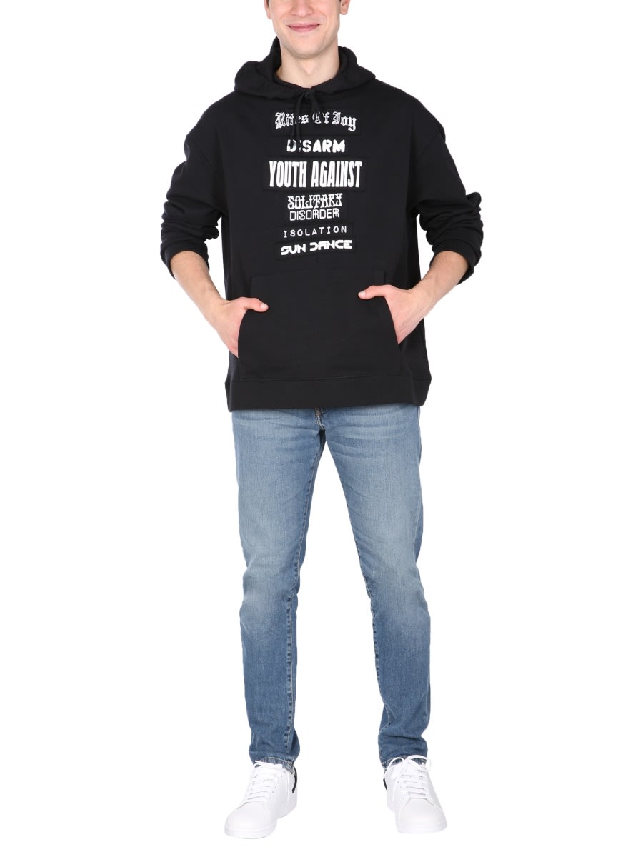 パーカー・フーディ RAF SIMONS SS21 HOODIE (211-M163B_190030099) RAF SIMONS(ラフシモンズ) パーカー・フーディ(メンズ) - 海外