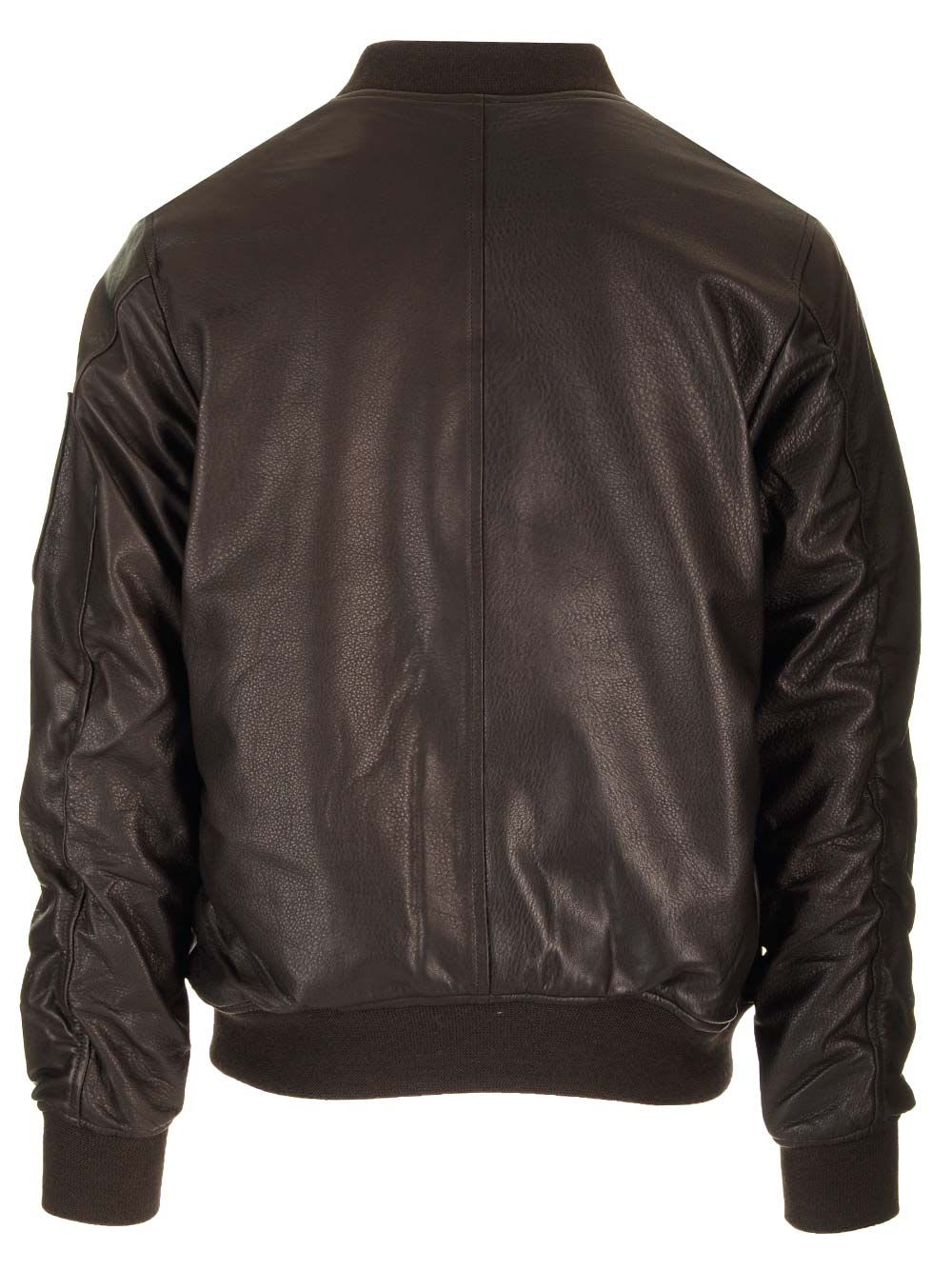 Giorgio Brato Brown Lambskin Bomber Jacket | italist, ALWAYS LIKE