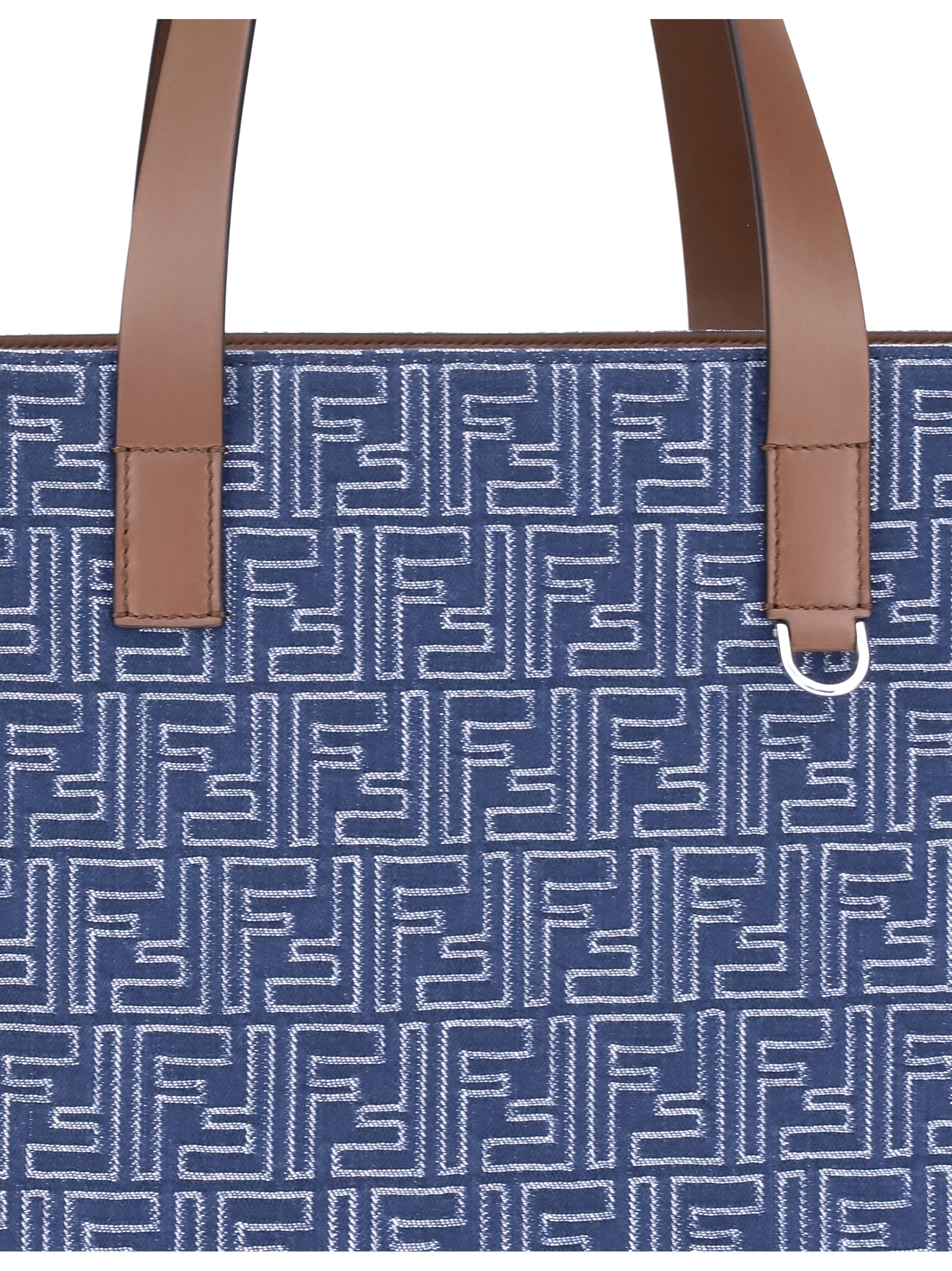 FENDI 　♡I♡ Fendi Embroderied Denim Tote Bag | italist