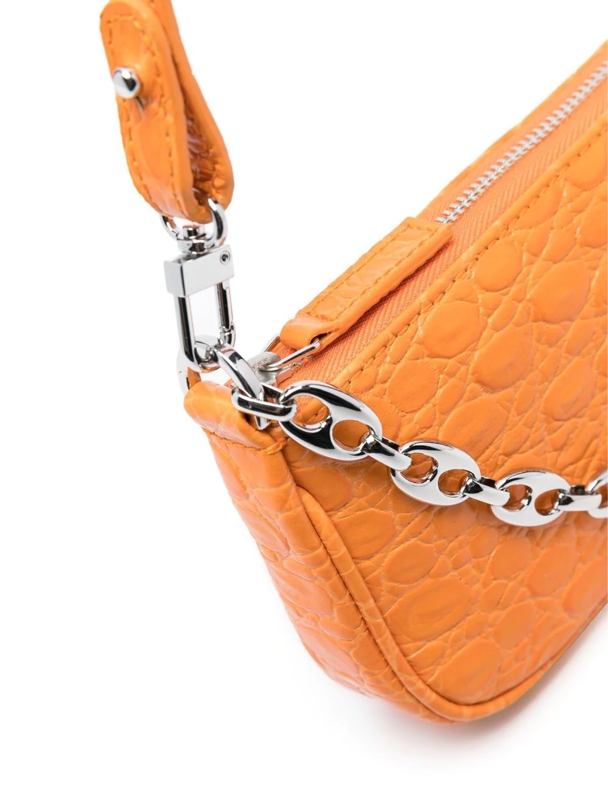 Shoulder bags By Far - Mini Rachel bag in orange color